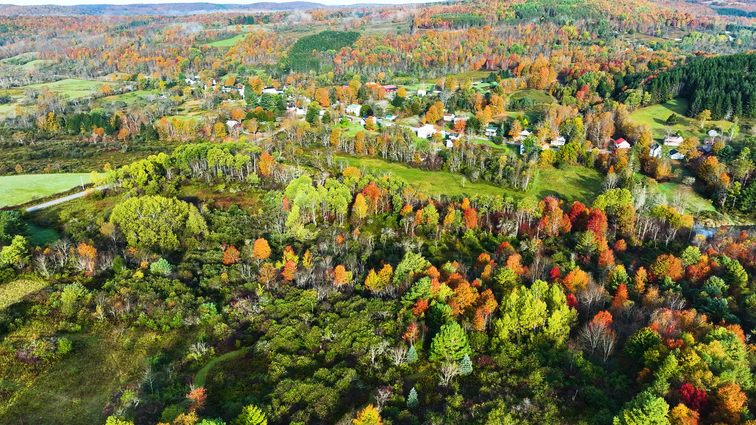 Upstate New York aerial commercial photography