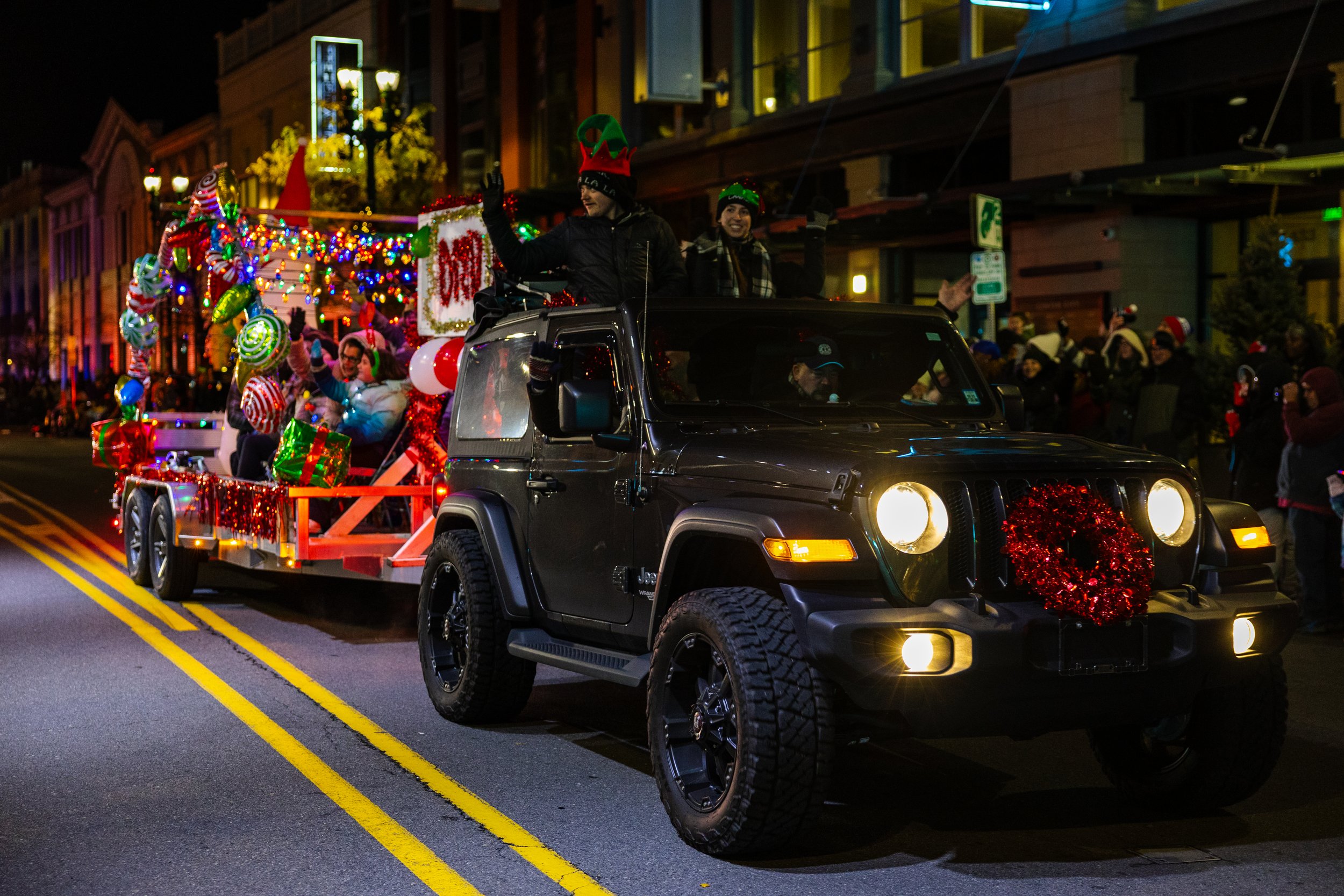 Holiday parade event photography in Upstate New York
