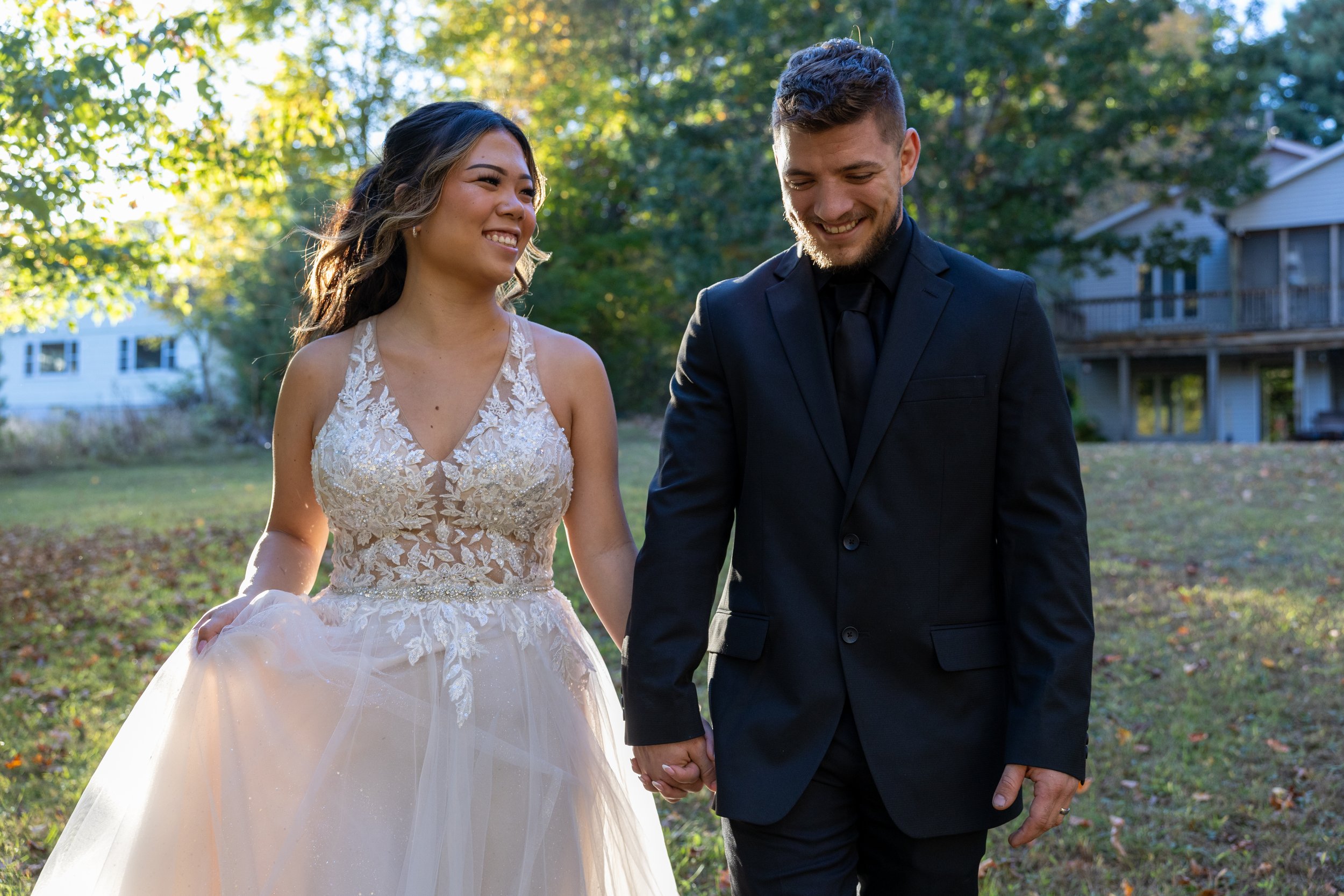 Lake Sacandaga New York October Wedding shot by Rad Rendering Photography and Videography