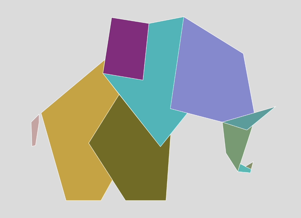 Psychedelic Elephant by George