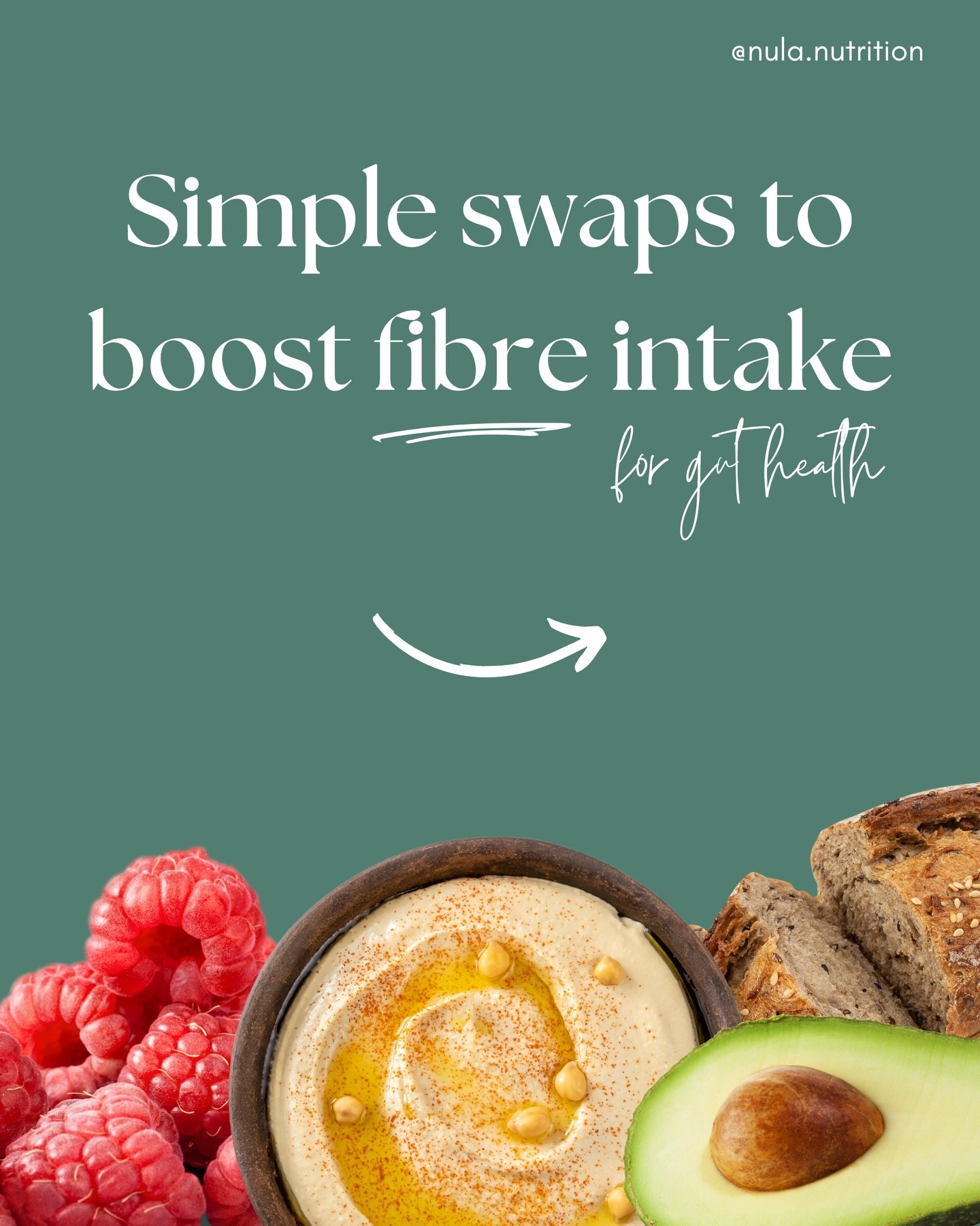 Did you know most people don&rsquo;t hit their daily fibre target? 

Fibre helps:
- support a healthy gut microbiome
- support regular bowel movements
- manage cholesterol levels
- support blood sugar regulation

Swipe for simple fibre swaps ideas to