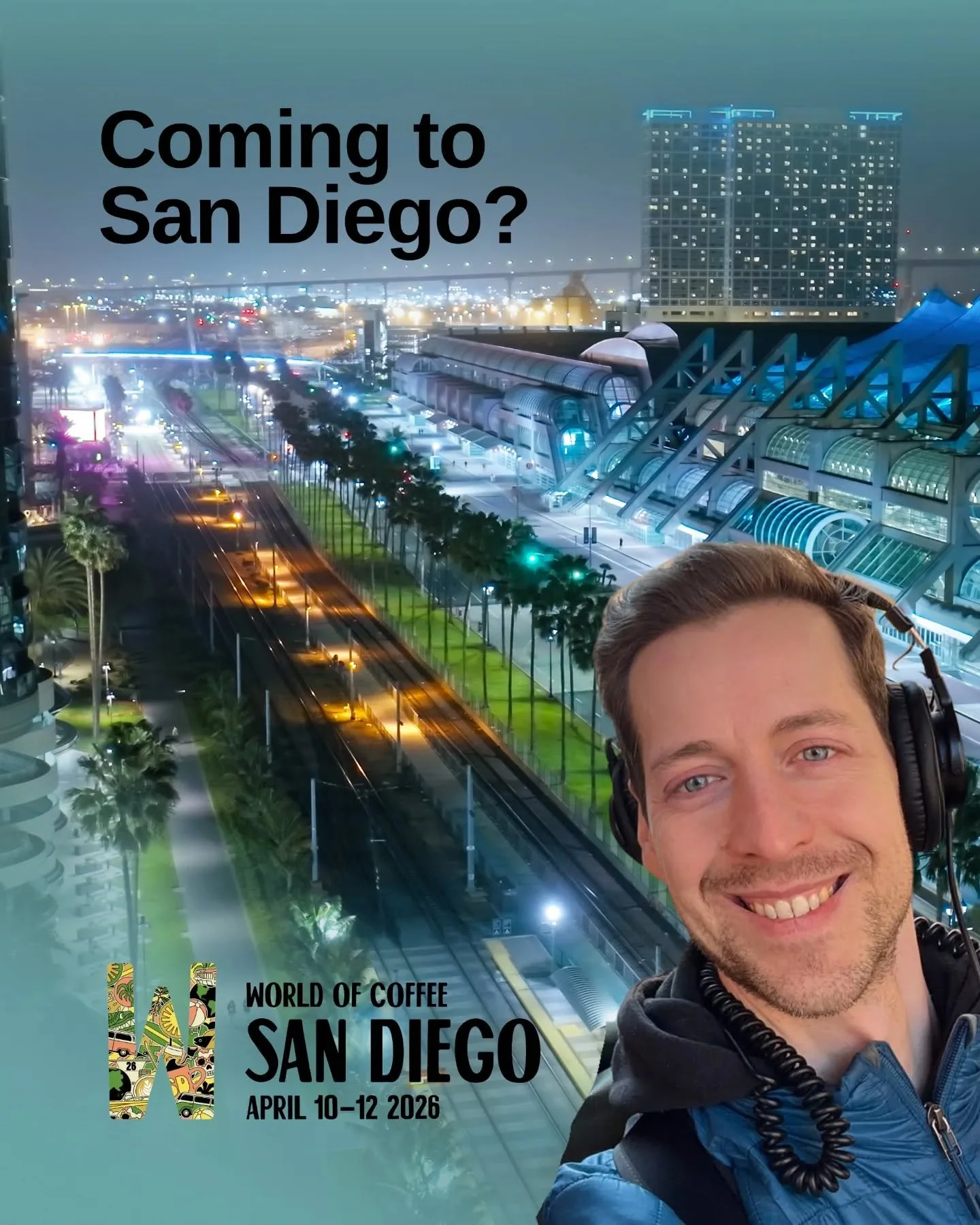 Only a couple of days until San Diego I can't wait to see where the US specialty coffee world is these days. Are you going? It'd be great to catch up. DM me and let's grab some time during the show.