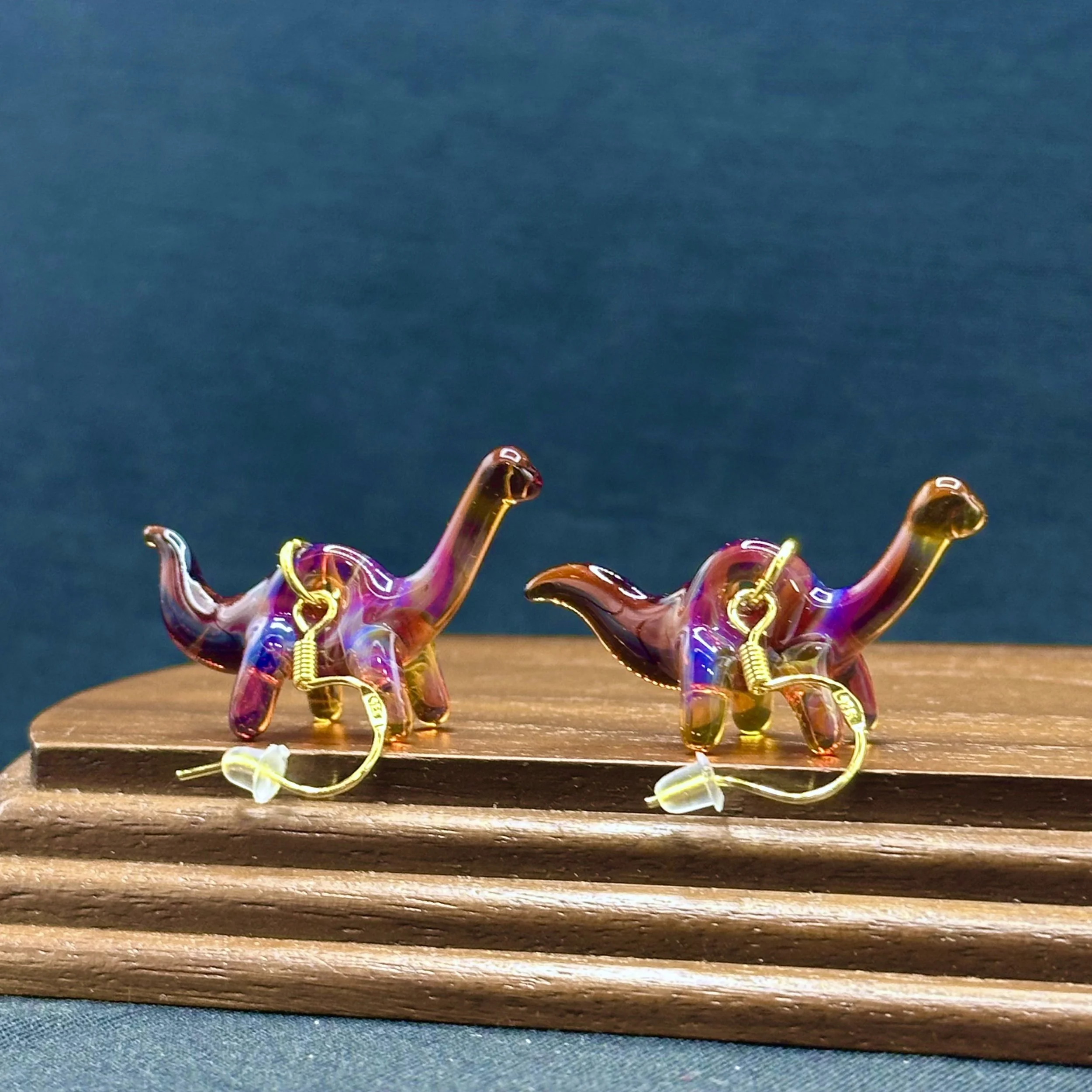 Cosmic Brontosaurus Earrings