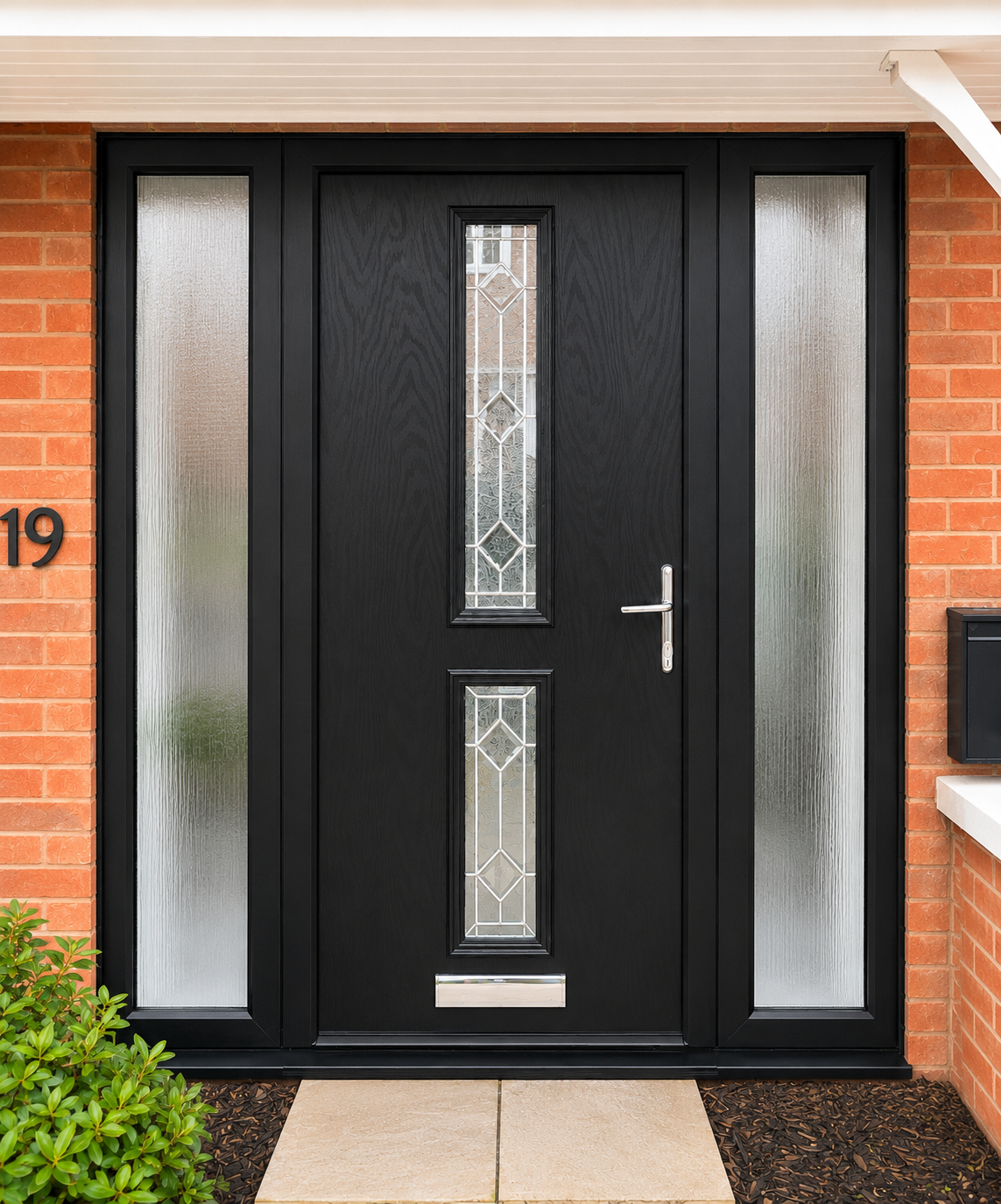 black composite door