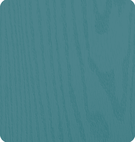 Close-up of a teal-colored textured surface, resembling a wooden material.