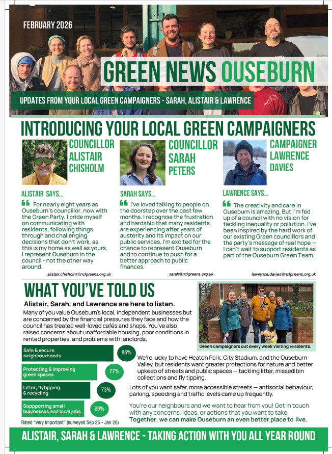 A screen grab of the PDF version of the recent newsletter. Button above will take you to the PDF file in new tab