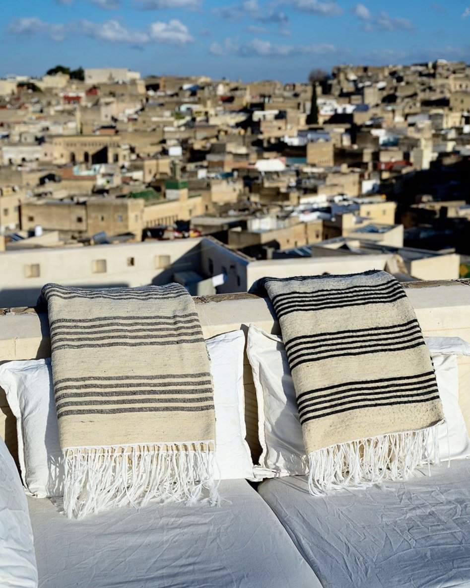 Handloomed Blankets: Stripes