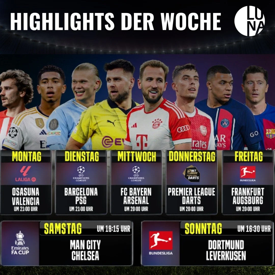 Dieses Gef&uuml;hl, wenn K.O.-Spiele anstehen ⭐
#championsleague #bundesliga #laliga #dart #emiratesfacup #mma #barcelona #paris #bayern #arsenal #fusball #lunagardenlounge #fy