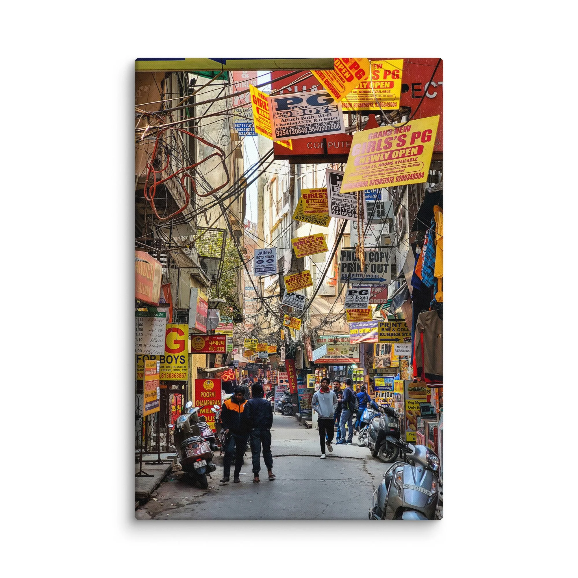 axmi-nagar-delhi-street-pg-signs-urban-chaos-canvas-print.jpg