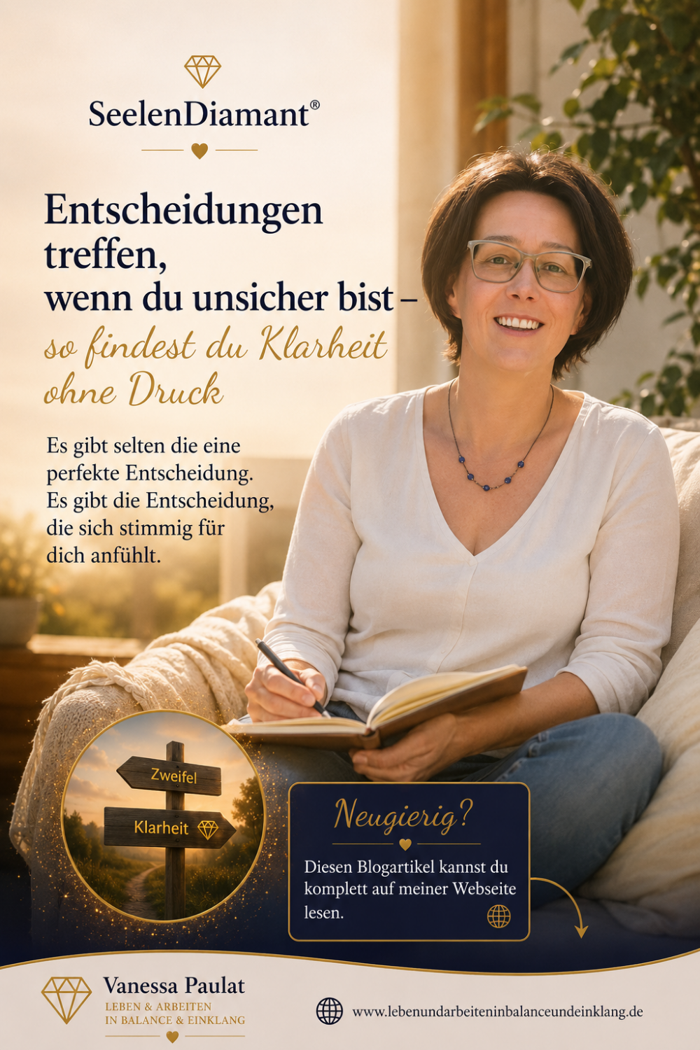 Entscheidungen treffen, wenn du unsicher bist – so findest du Klarheit ohne Druck