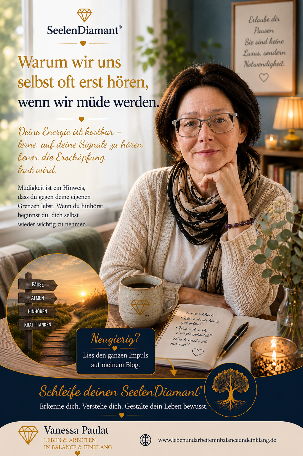 Warum wir uns selbst oft erst hören, wenn wir müde werden