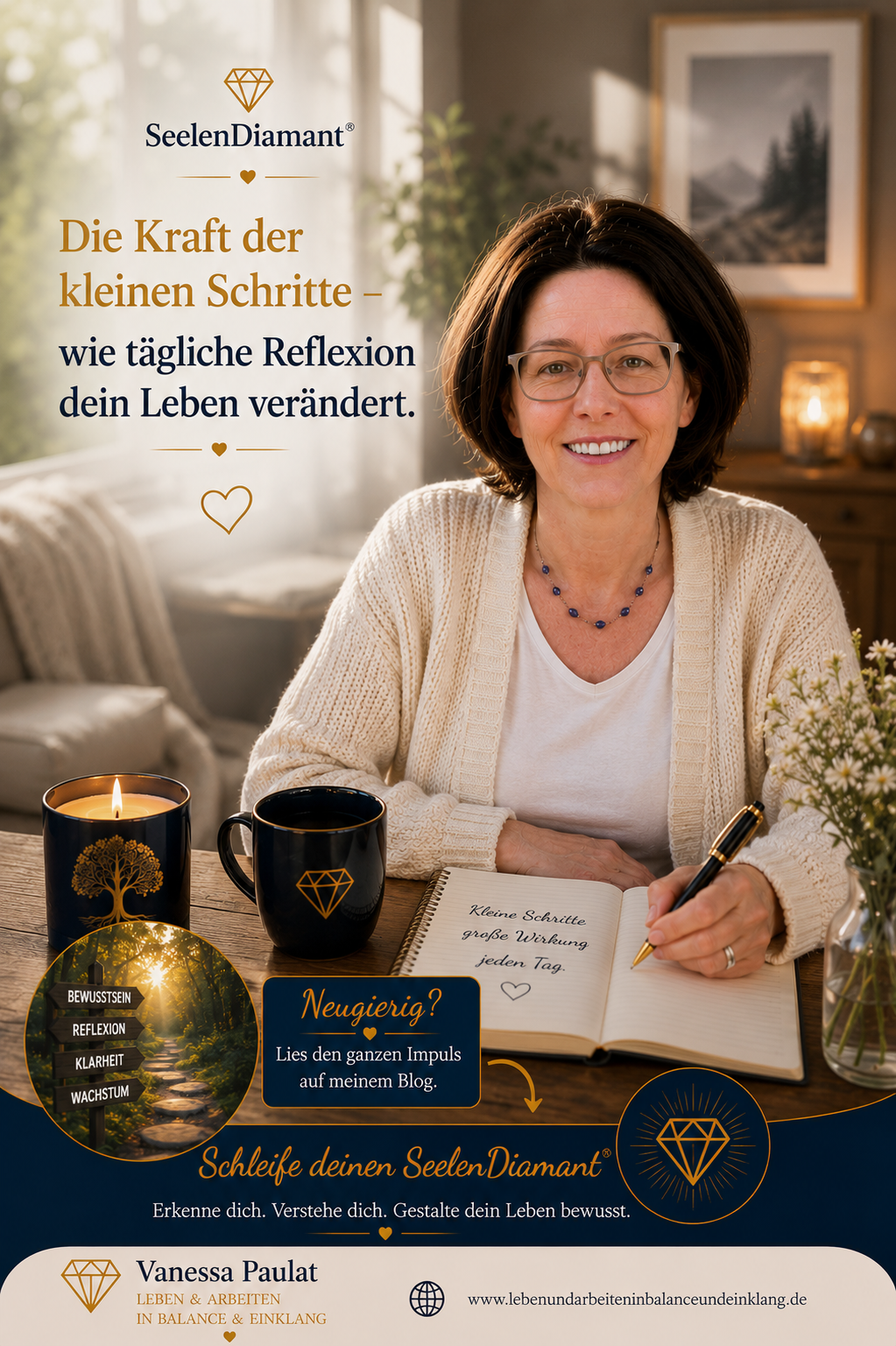 Die Kraft der kleinen Schritte – wie tägliche Reflexion dein Leben verändert