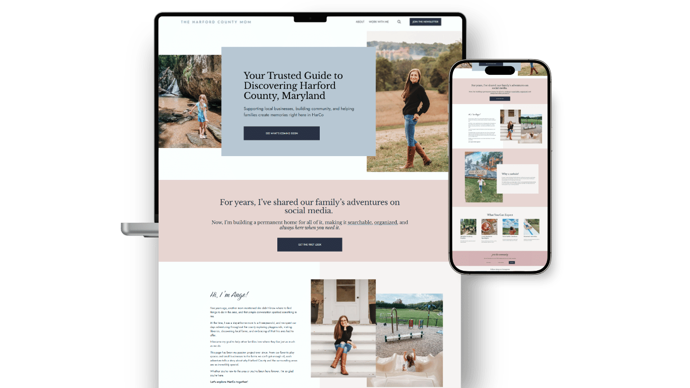Content Creator Website + Copywriting