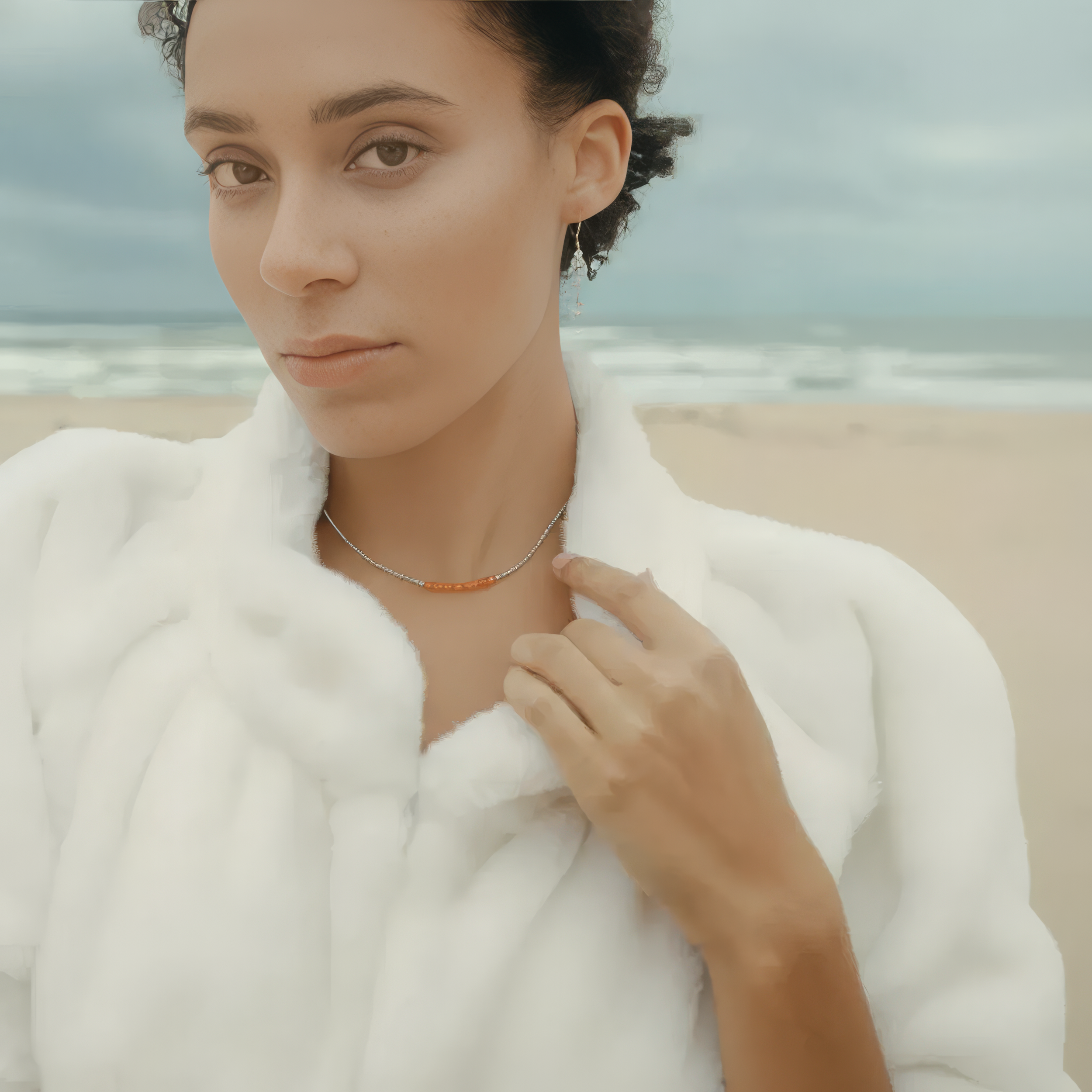 oliva in carnelian cleo necklace.png