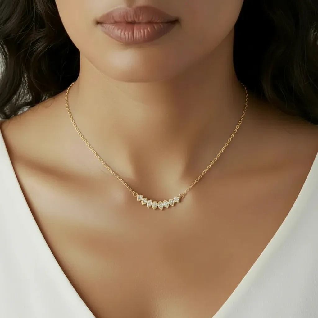 Rhea Necklace (Precious Band of Stones)