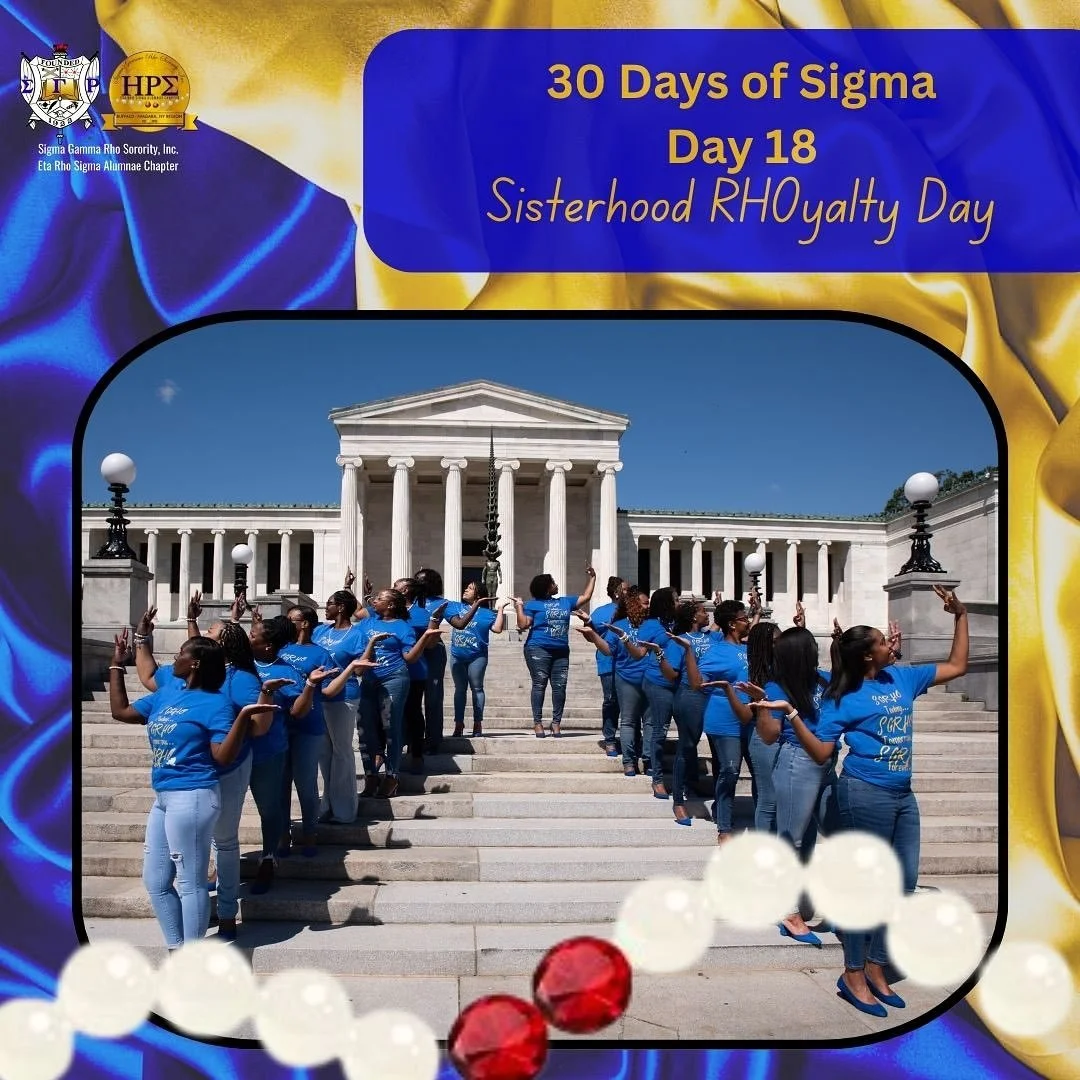 It&rsquo;s Day 18 of RHOvember!!! 💛💙🐩

Today we celebrate our Sorors who are Legacies and have Legacy Sorors throughout our Sisterhood. 

🐩 Soror Morrell
🐩 Soror Ferguson
🐩 Soror Cook
🐩 Soror Bradberry
🐩 Soror Wright

Our Sigma Legacy extends