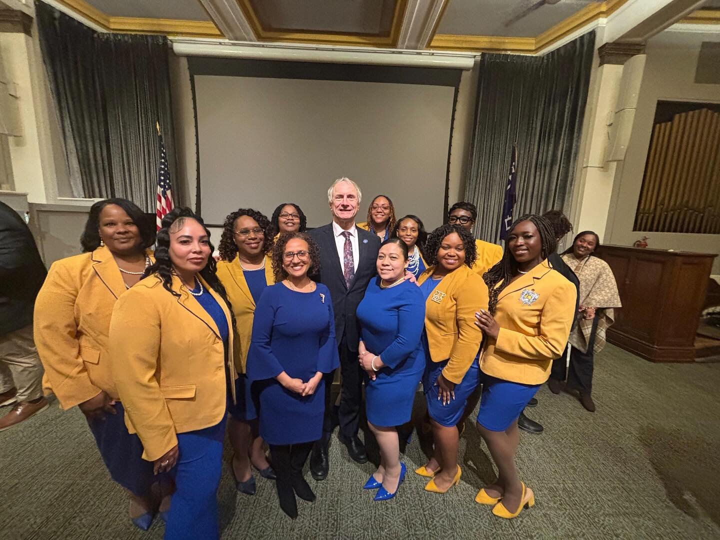 Thank you to Mayor Sean Ryan, and his team for inviting us to the Divine 9 Black History Month reception. 

It was an honor to share about Sigma Gamma Rho Sorority Inc., Eta Rho Sigma Chapter&rsquo;s contributions to our local community. 💙💛

#buffa