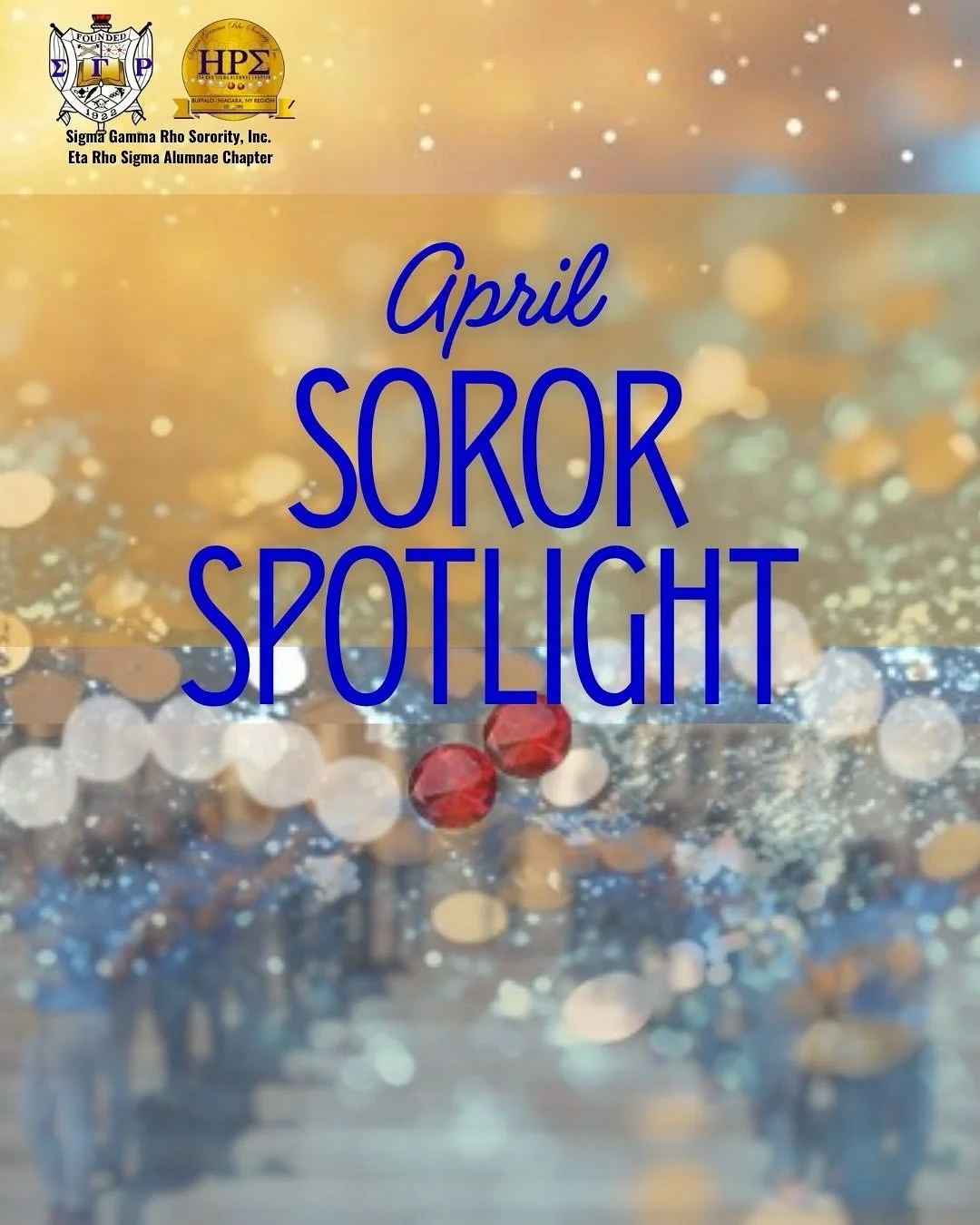 ✨Soror Spotlight April Edition✨

🐩 Soror Cook
🐩 Soror Lasby

Just the Buffalo Poodles doing what we do!
Stay tuned to see what we accomplish next 💛💙

#buffalosgrho #sigmagammarho #greaterservicegreaterprogress