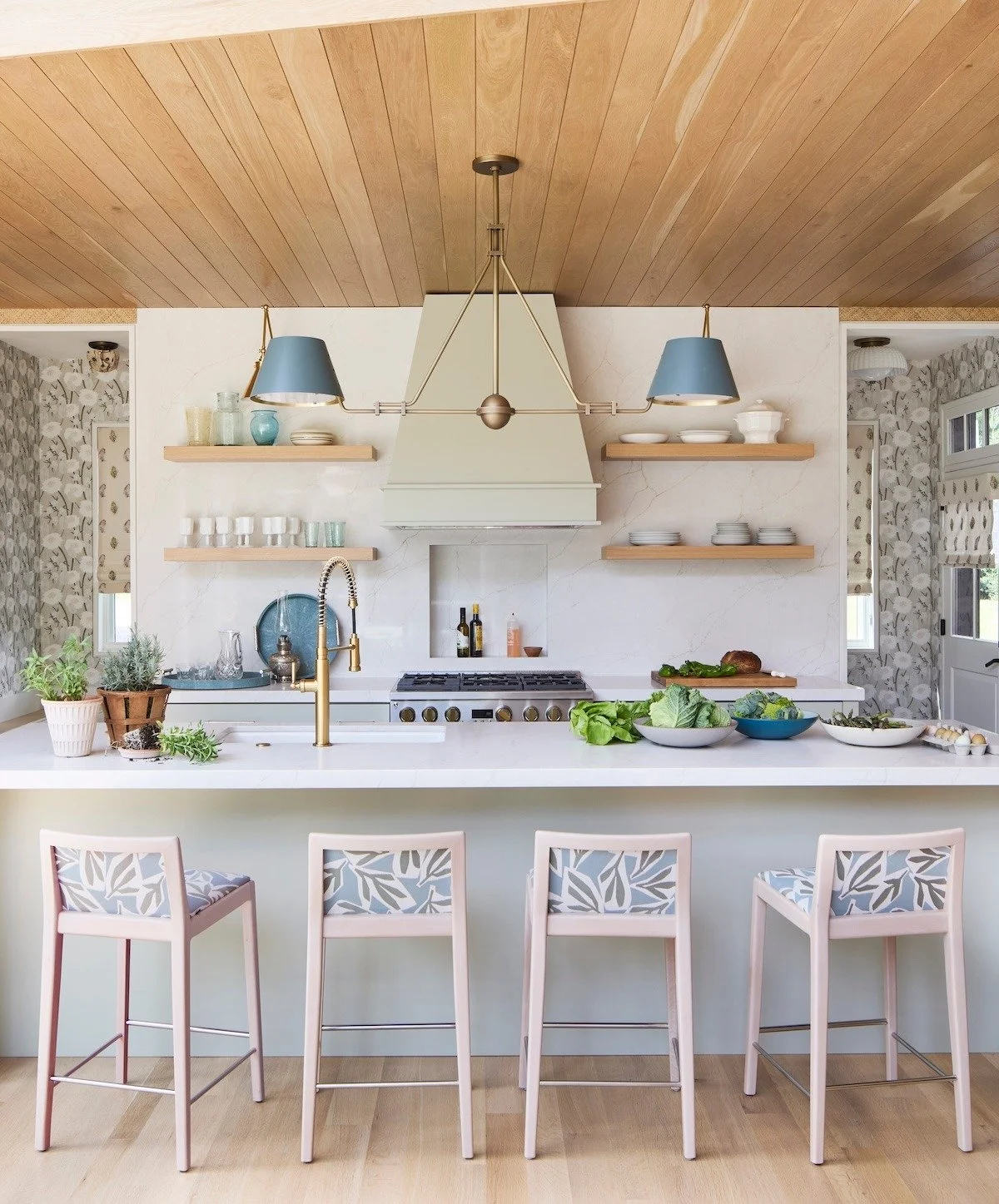 fox-chapel-pittsburgh-colorful-cottage-kitchen-island-blue-pendant-brass-faucet-15.jpg