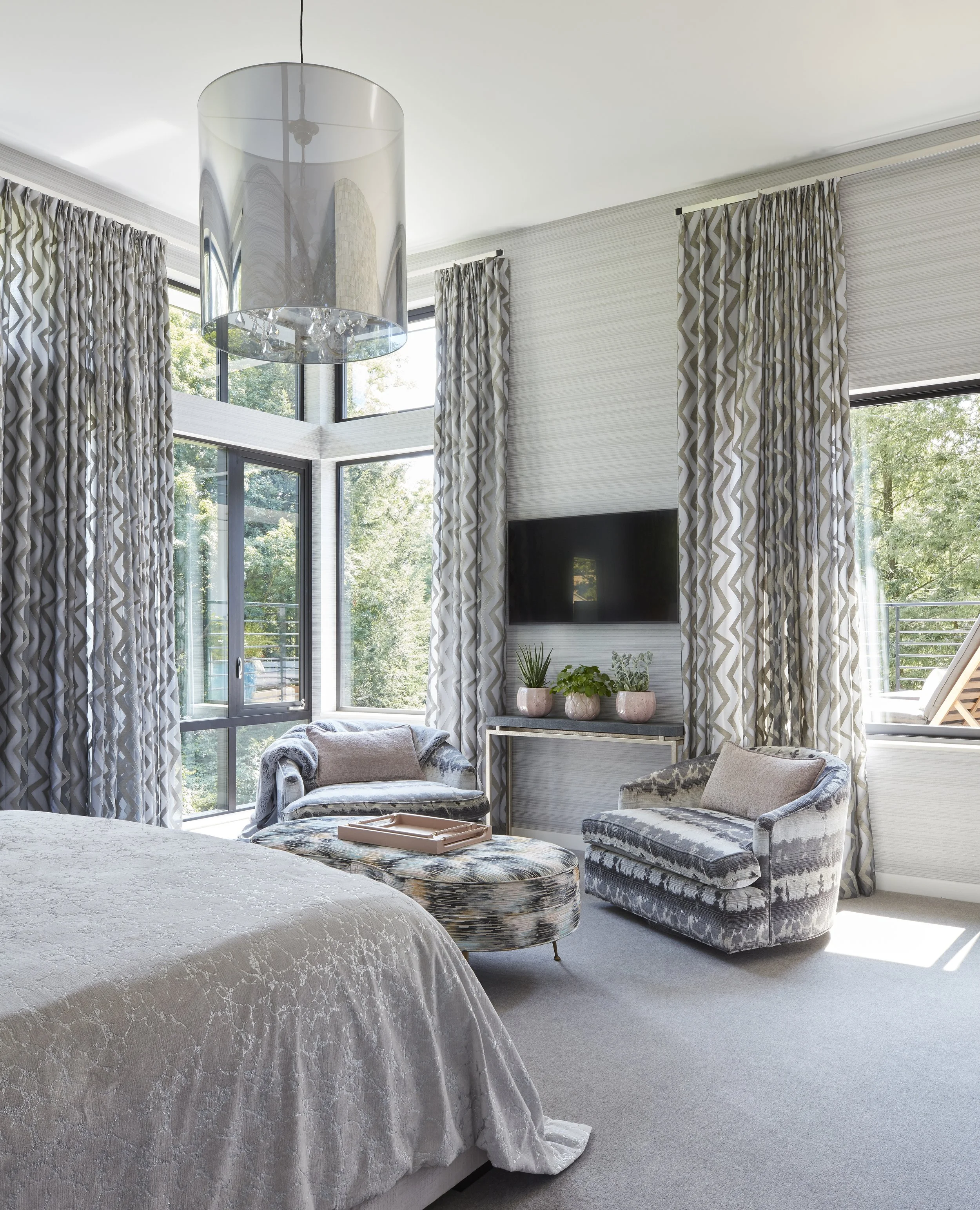 cozy conversation area for bedroom with swivel chairs great conversation spot