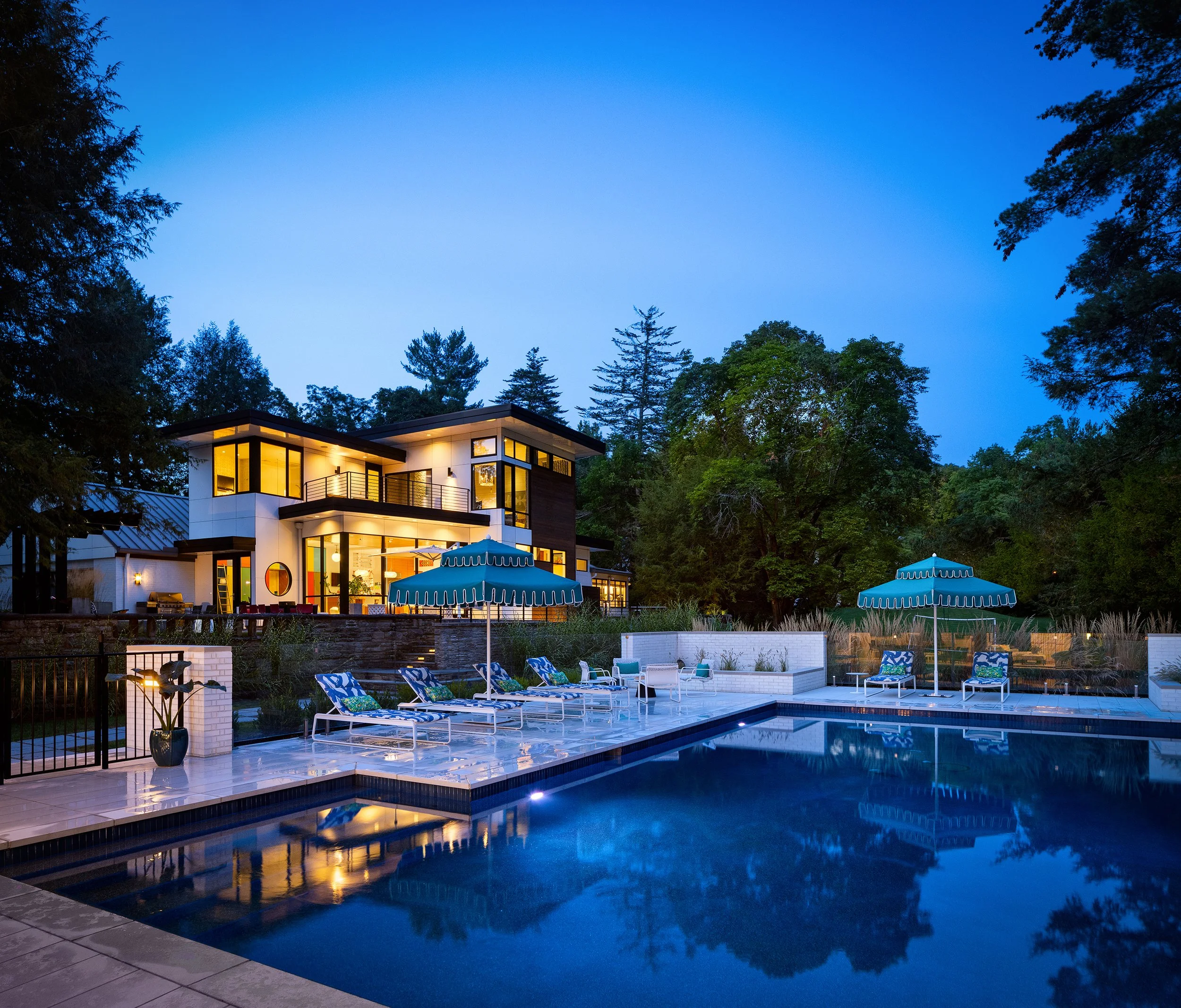 modern house with pool for outdoor living sleek architecture