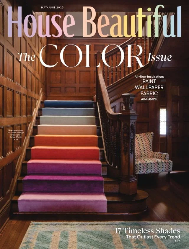 betsy wentz interior design pittsburgh home project cornerstone featured in House Beautiful magazine