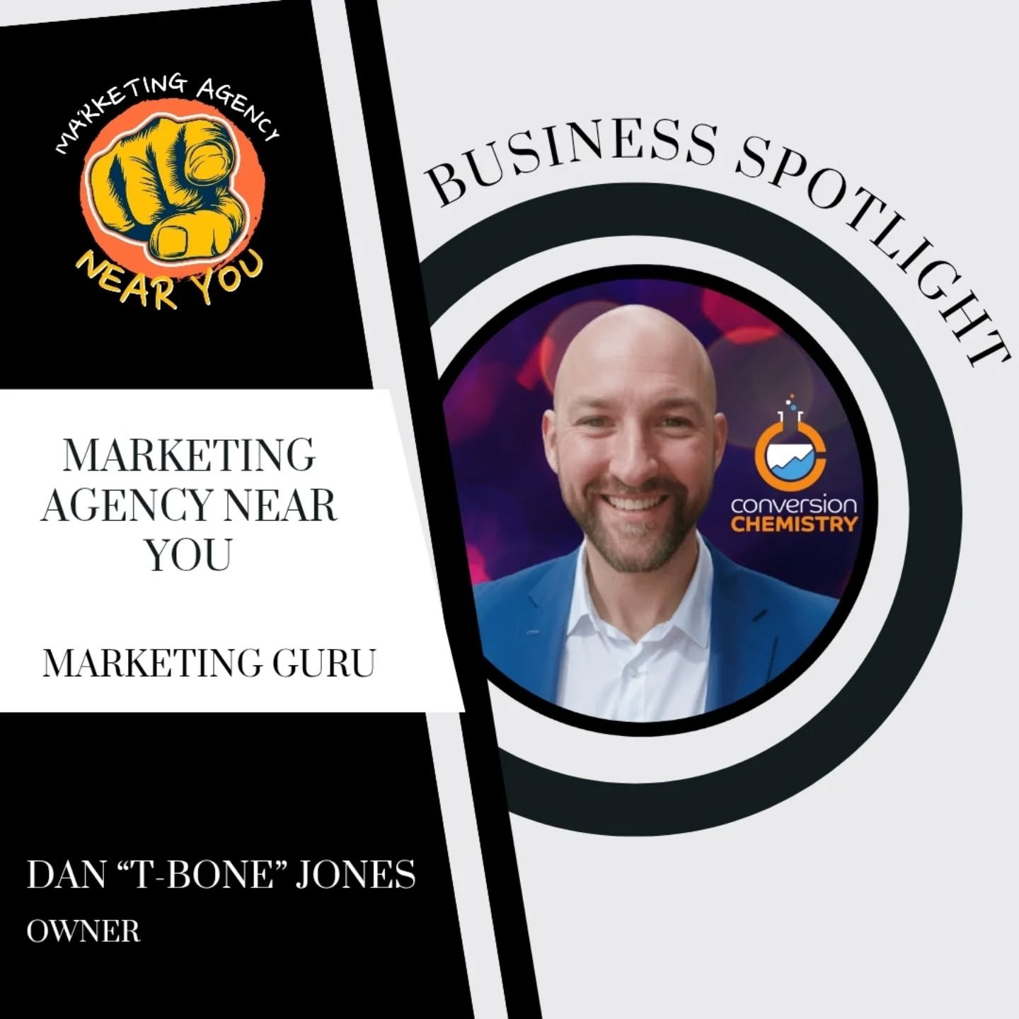It's a new year &amp; new business spotlights coming your way!

Meet Dan "T-Bone" Jones. An amazing client turned fellow business advisor turned friend.

He's a genuine person, knows anything &amp; everything marketing wise &amp; the guy yo
