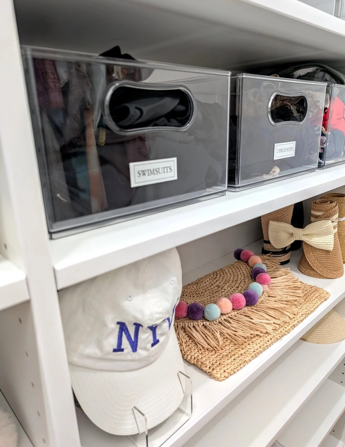 When the bones are good 🎶

This closet just needed a little help with organizing the items our client had &amp; making it more functional.

Categorized sections &amp; made it easier for her to find what she needed for each season (or if you're in PA