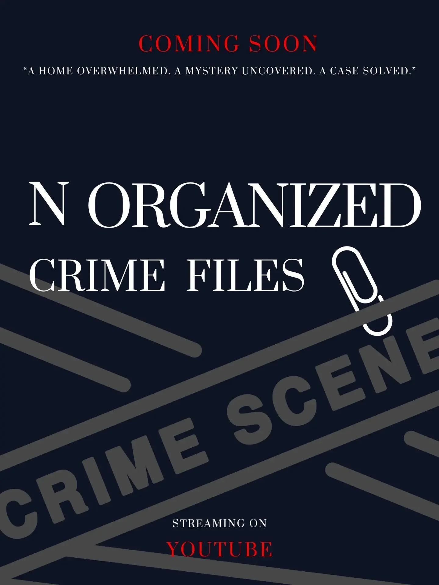 Excited to share our latest project!  It's mixing my loves together - organizing &amp; true crime!

We're looking for real spaces, real people in the Bucks County area to transform spaces in your home &amp; document our organizing process but with an
