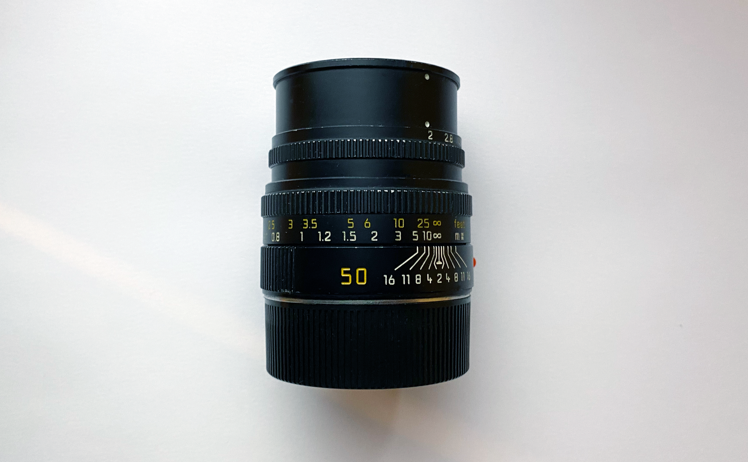 Leica Summicron-M 50mm F2 Lens 6 Bit Coded Late Serial 11826 