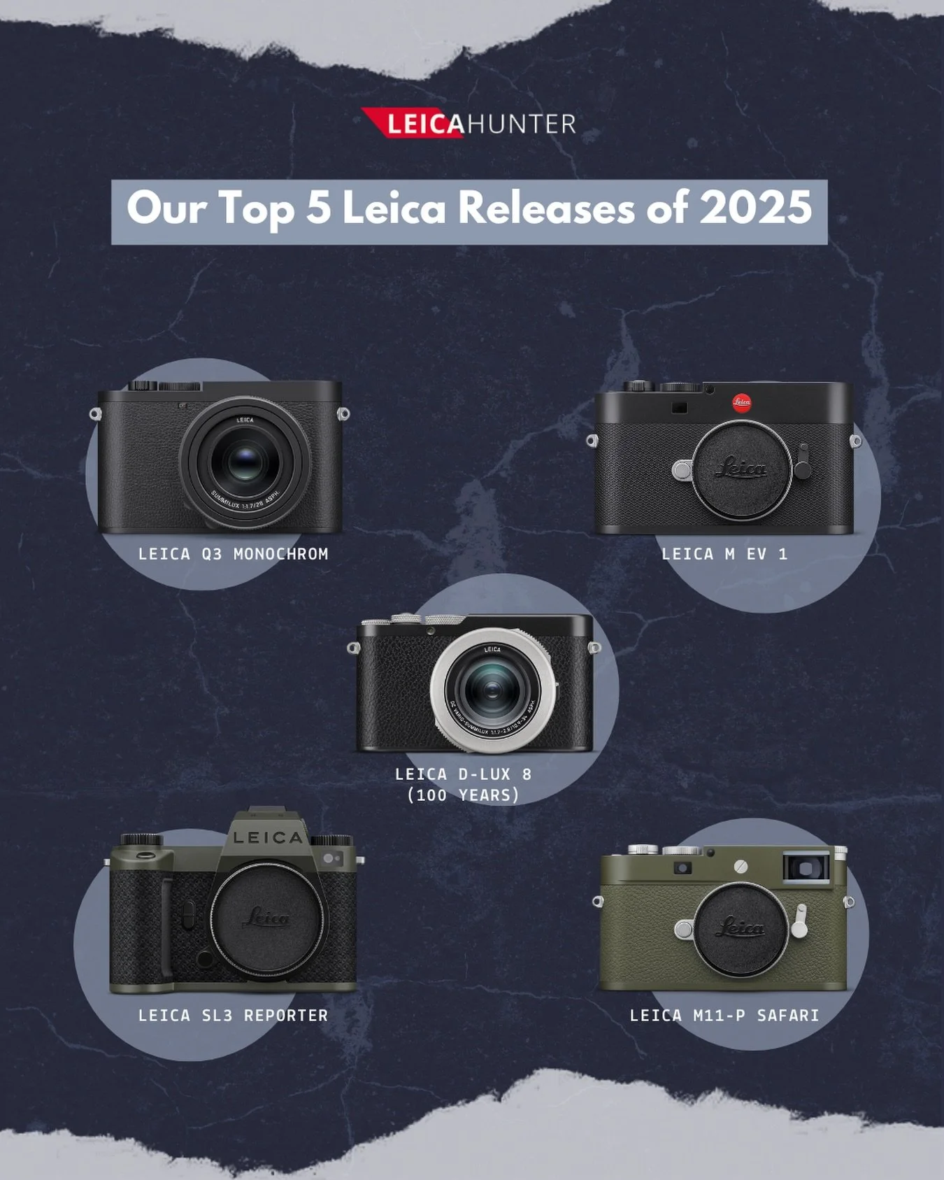 Our Top 5 Leica Cameras of 2025 📸

Leica doesn&rsquo;t release cameras to chase trends. It releases them when an idea feels finished. In 2025, that philosophy is clearer than ever. These five cameras aren&rsquo;t about specs for the sake of specs&md