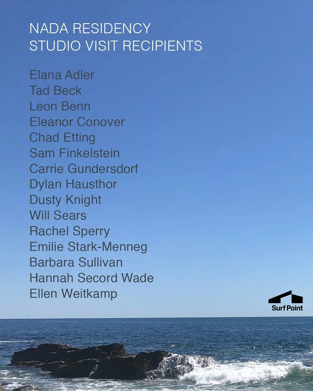 We are pleased to announce the artists receiving studio visits with our gallerists in residence; Lauren Marinaro of @marinarogallery NY, Alex Nazari of @gattopardo.la , LA, and Nicoletta Pollara of @nightgallery , LA. While initially asked to conduct