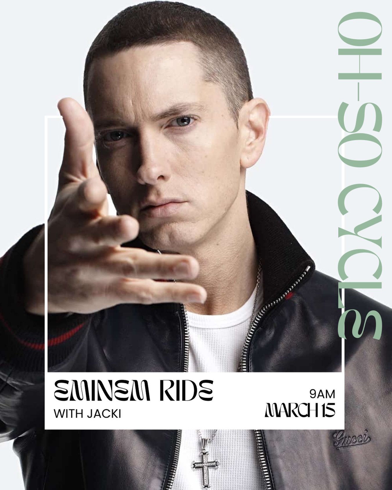 Lose yourself in the ride. 🔥

We&rsquo;re turning the studio up with an Eminem Ride packed with the hits, the hype, and the kind of energy that keeps your legs moving and your adrenaline high.

📍 March 15 | 9 AM
🎧 With Jacki

One shot, one opportu