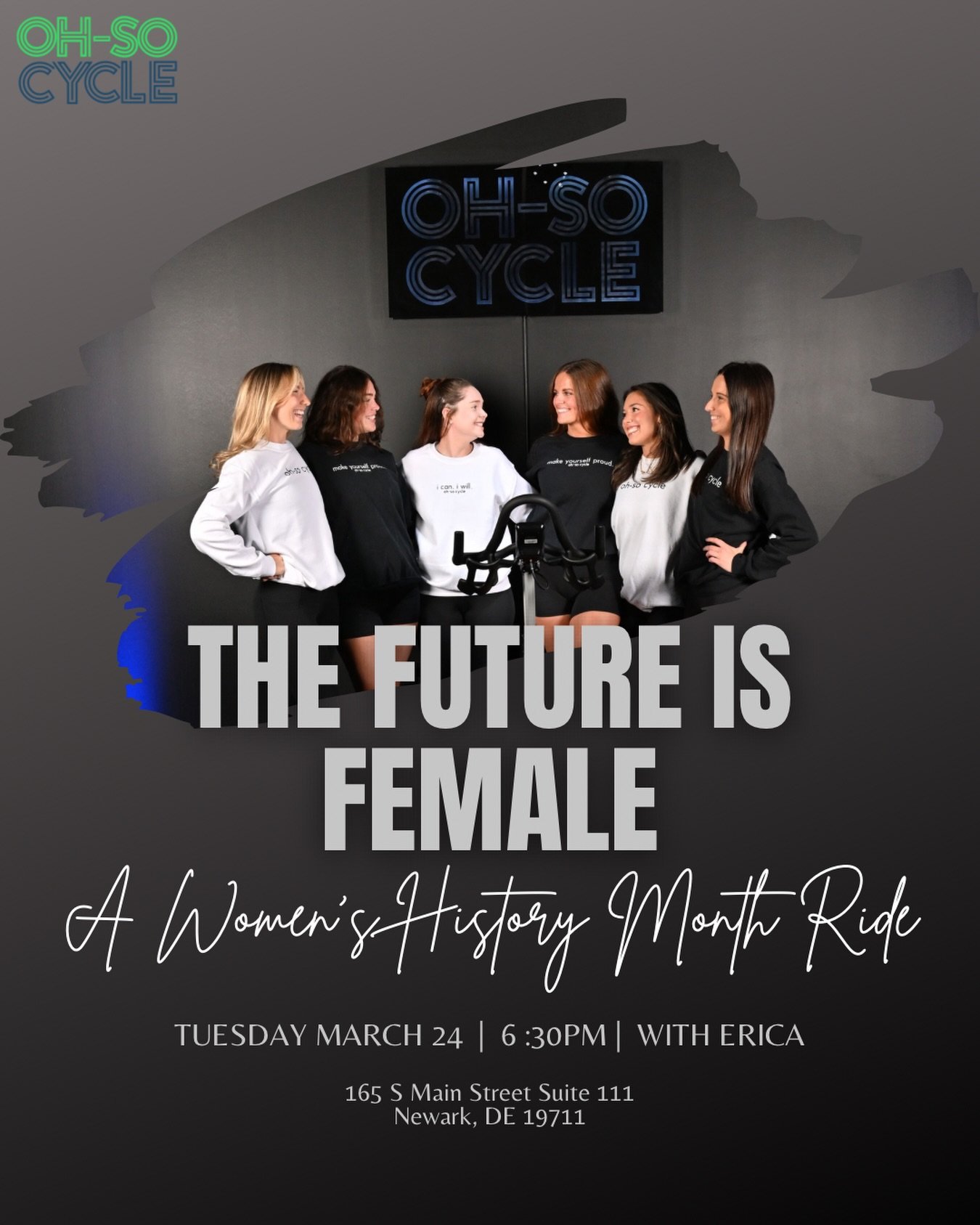 Strong women. Strong rides. 💜

Join us as we celebrate Women&rsquo;s History Month with a ride dedicated to the power, resilience, and energy of women - on and off the bike.

📍 Tuesday, March 24 | 6:30 PM
🎧 With Erica

Come ride with us and be par