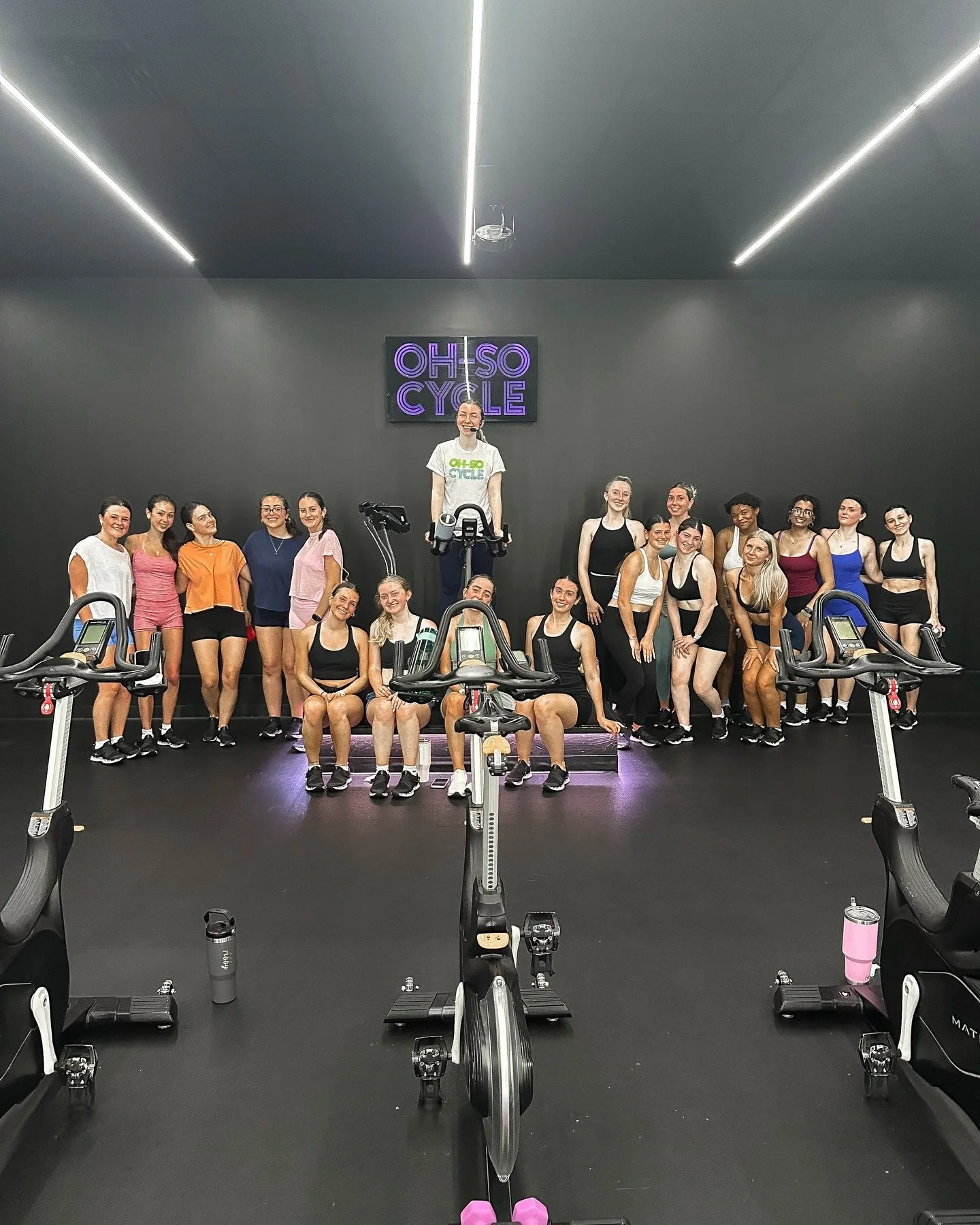 Thank you Kappa Delta for riding with us 💙💚

Such a fun private ride - energy was high, vibes were even higher, and you all absolutely brought it 🔥

We love hosting your crew and can&rsquo;t wait to have you back again soon!

#OhSoCycle #PrivateRi