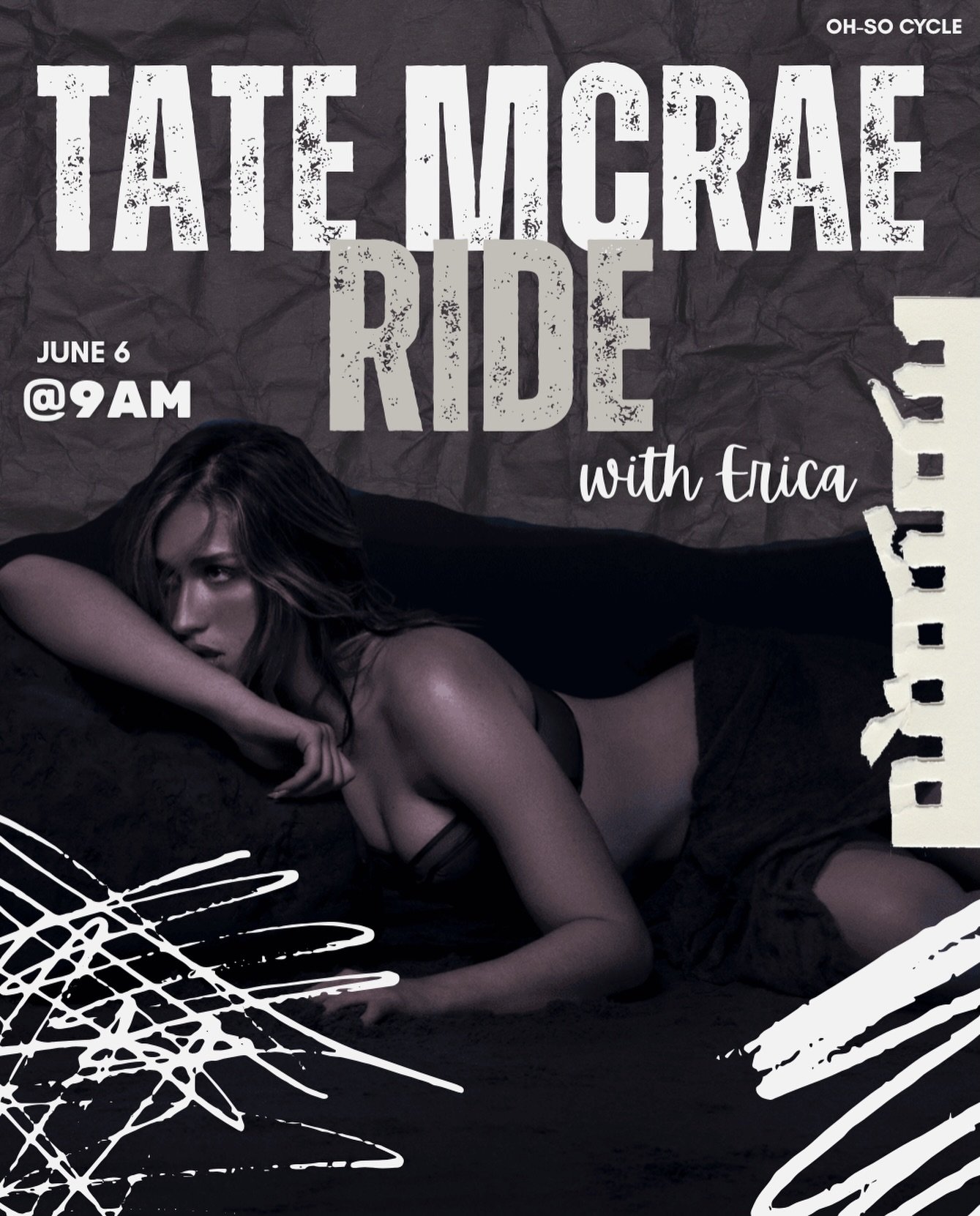 🚨 Almost full! 🚨

The Tate McRae Ride is filling up fast, and there are only a few bikes left. If you&rsquo;ve been thinking about booking, now&rsquo;s the time.

Join Erica this Friday for a ride packed with big energy, powerful climbs, and all yo