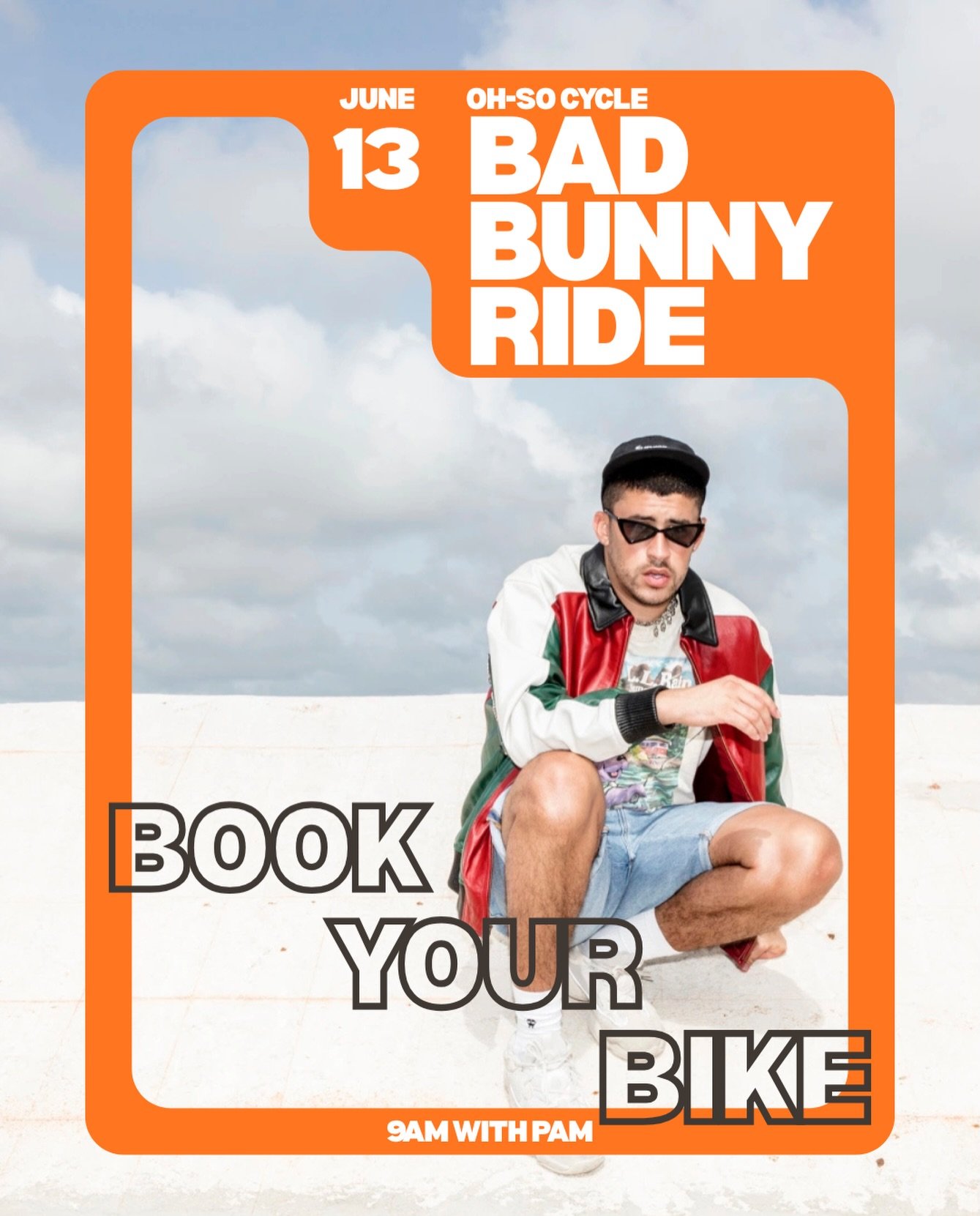 🐰🔥 Bad Bunny is taking over Saturday morning.

Join Pam for a ride packed with high energy, big beats, and all your favorite Bad Bunny hits. Whether you&rsquo;re a longtime fan or just here for the vibes, this is one you won&rsquo;t want to miss.

