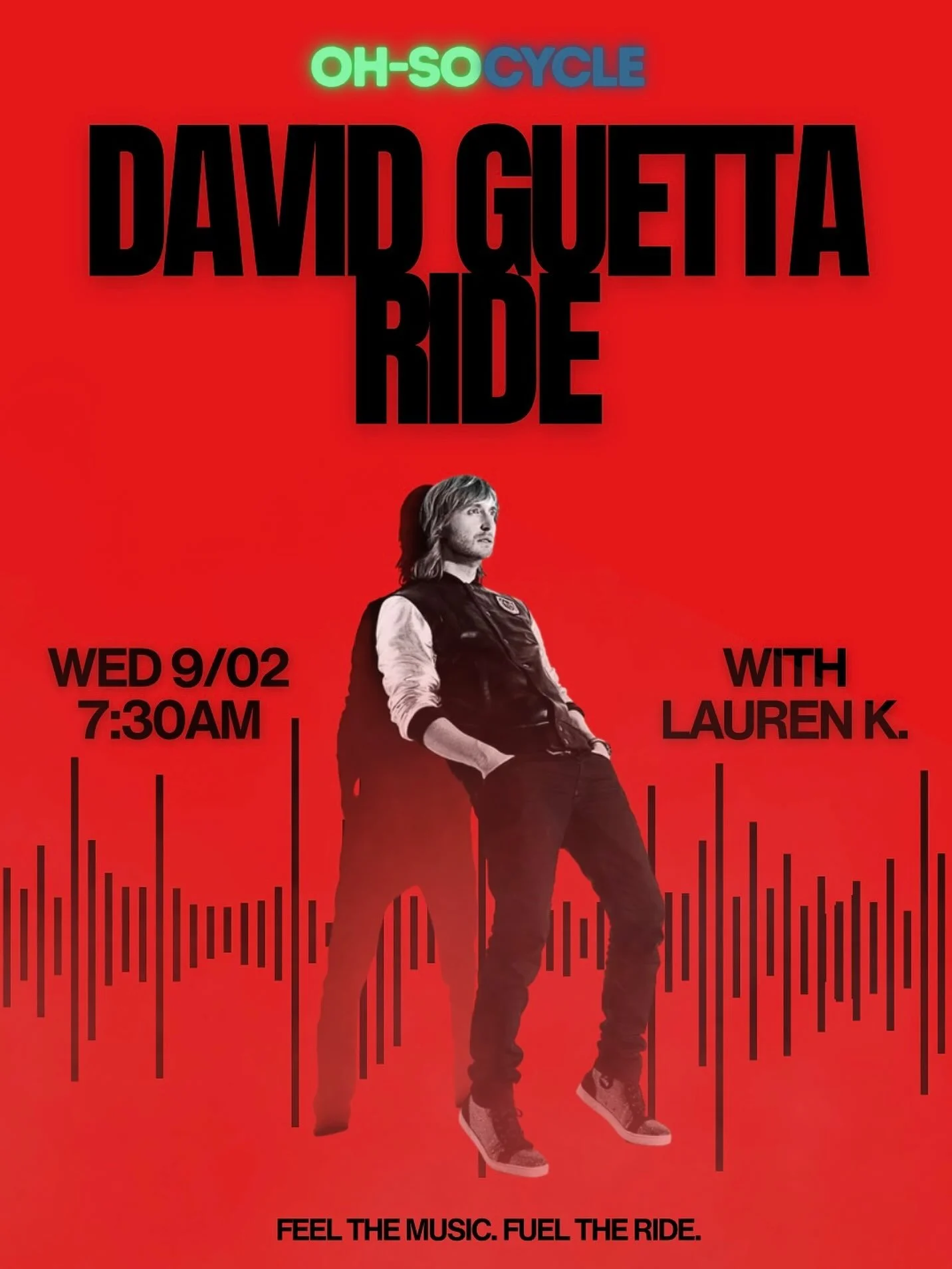 WORK HARD. PLAY HARD. RIDE HARD. 🎧🔥

We&rsquo;re turning up the energy for a David Guetta themed ride on September 2nd! ⚡️

Grab your bike, bring the energy, and get ready to ride to the beat. 🎶

🚲 Book your bike now! 

#ohsocycle #davidguetta #s