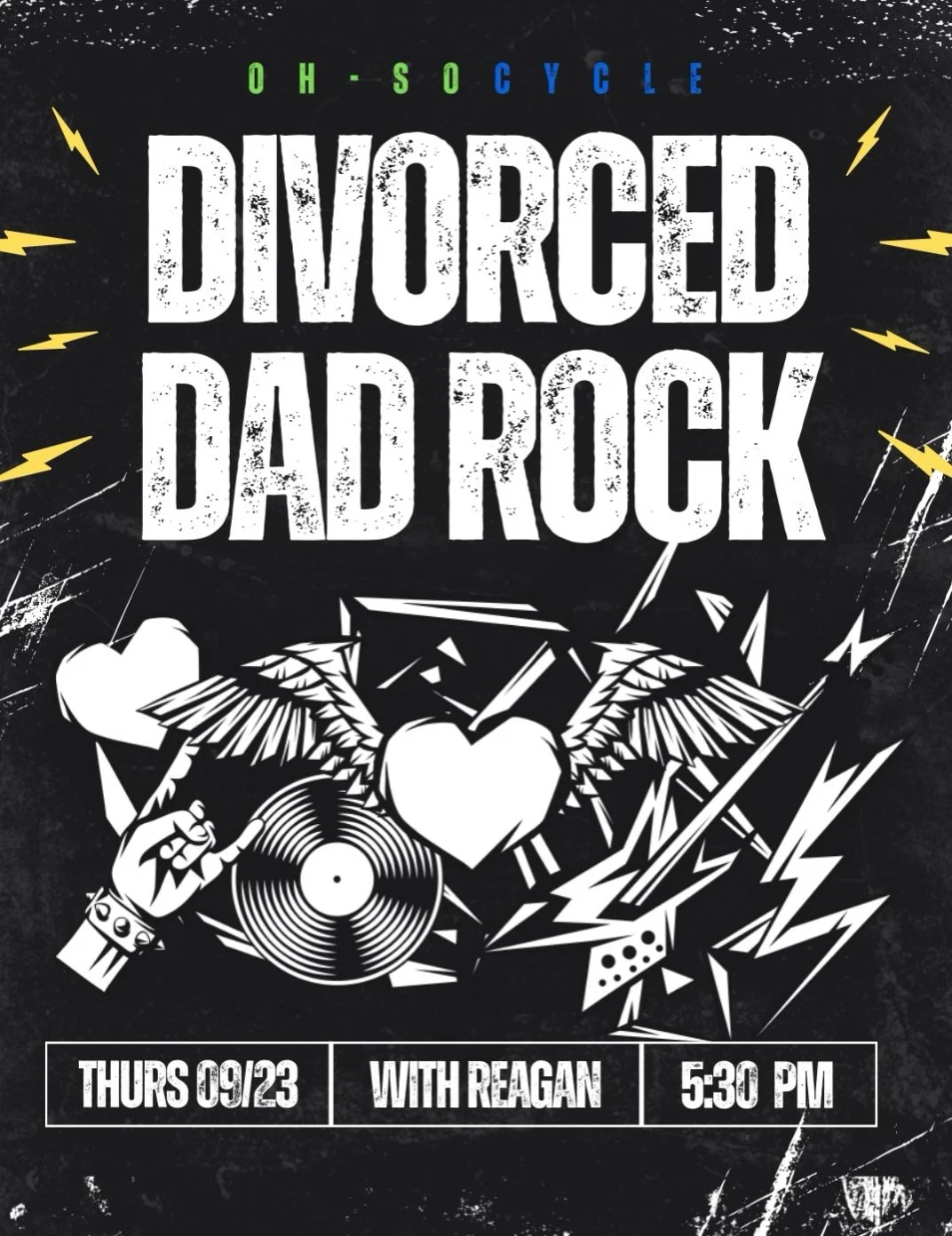 POV: Dad got the aux 🎸

We&rsquo;re entering our divorced dad era with loud guitars, legendary throwbacks, &amp; enough dad rock to make you reminisce about a life you never lived 🤟🎶

Book your bike &mdash; the dad lore starts here 🚲

#divorcedda
