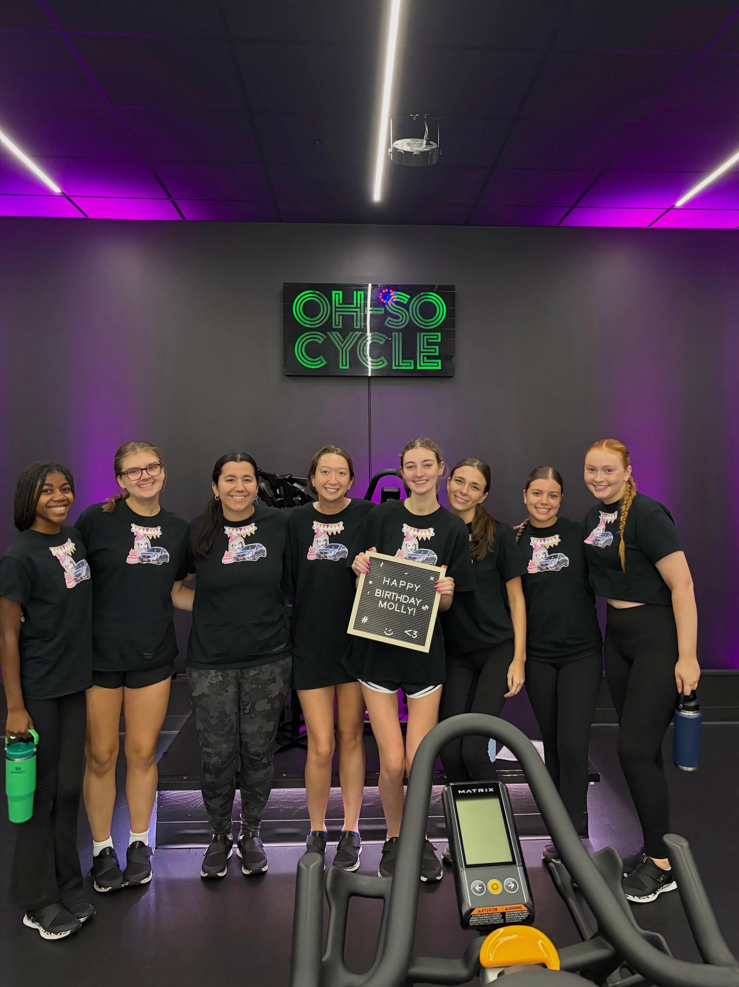 BIRTHDAY RIDE ENERGY 🎂🚲✨ 

Molly knew exactly how to celebrate another trip around the sun 💅🥳 

Thank you to everyone who clipped in and made her birthday ride one for the books!! 💖🎉

#ohsocyclefam #birthdaygirl #partyonabike #newarkdelaware #s