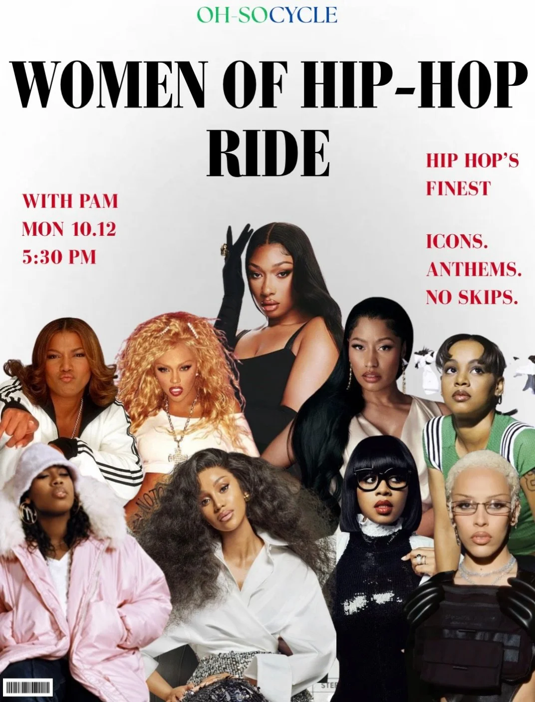 The girls are taking over the aux AND the studio. 🎤💋 

we&rsquo;re bringing all the confidence, attitude, and iconic energy of women in hip-hop to the studio. consider this your cue to turn it ALL the way up. 🔊✨▶️

grab your spot before the beat d