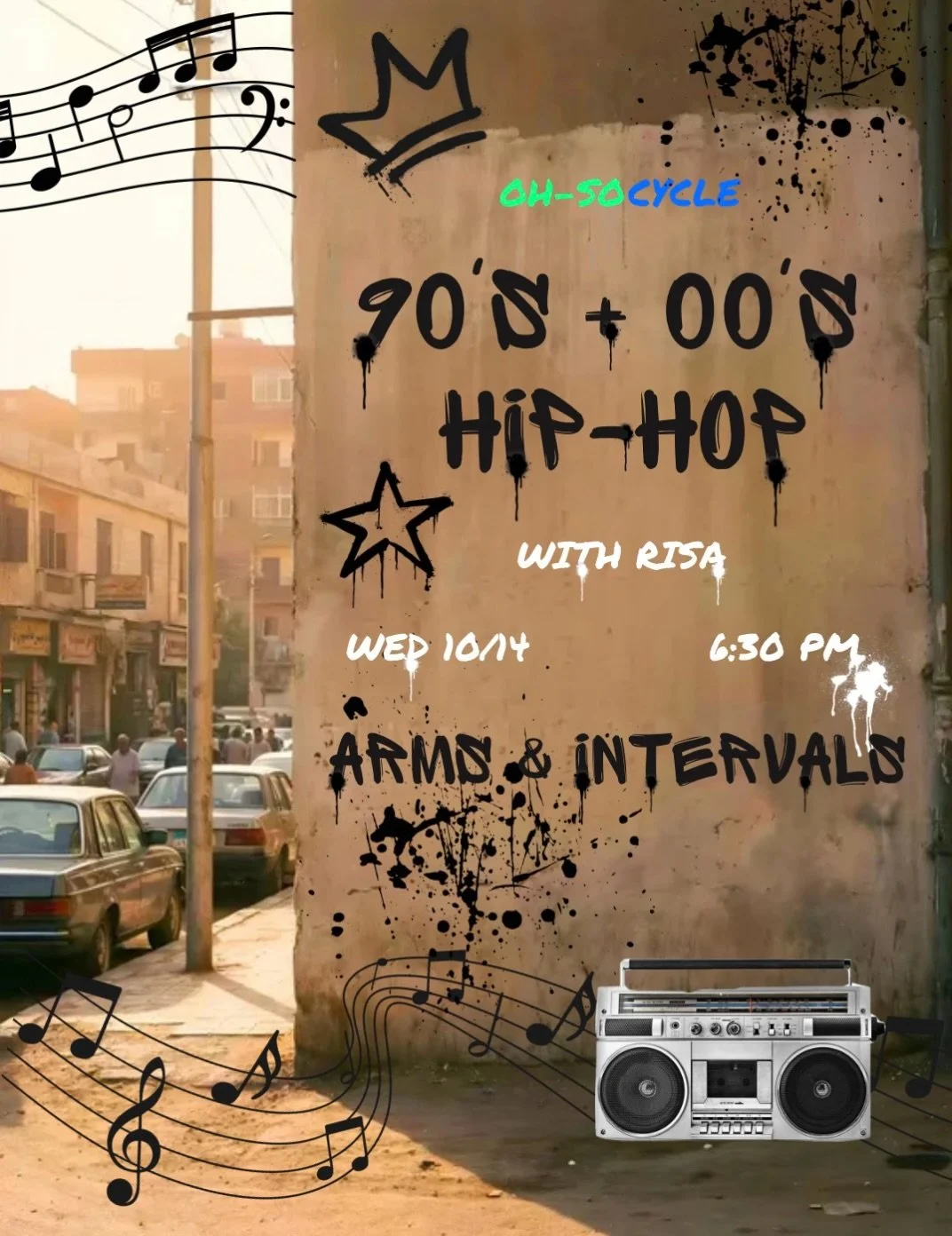 A little old school, a little throwback, and a whole lot of hip-hop. 📼🎶 

We&rsquo;re throwing it back to the 90&rsquo;s and 00&rsquo;s with hip-hop classics, heavy beats, and a little extra love for those arms. 

Consider this your official trip d