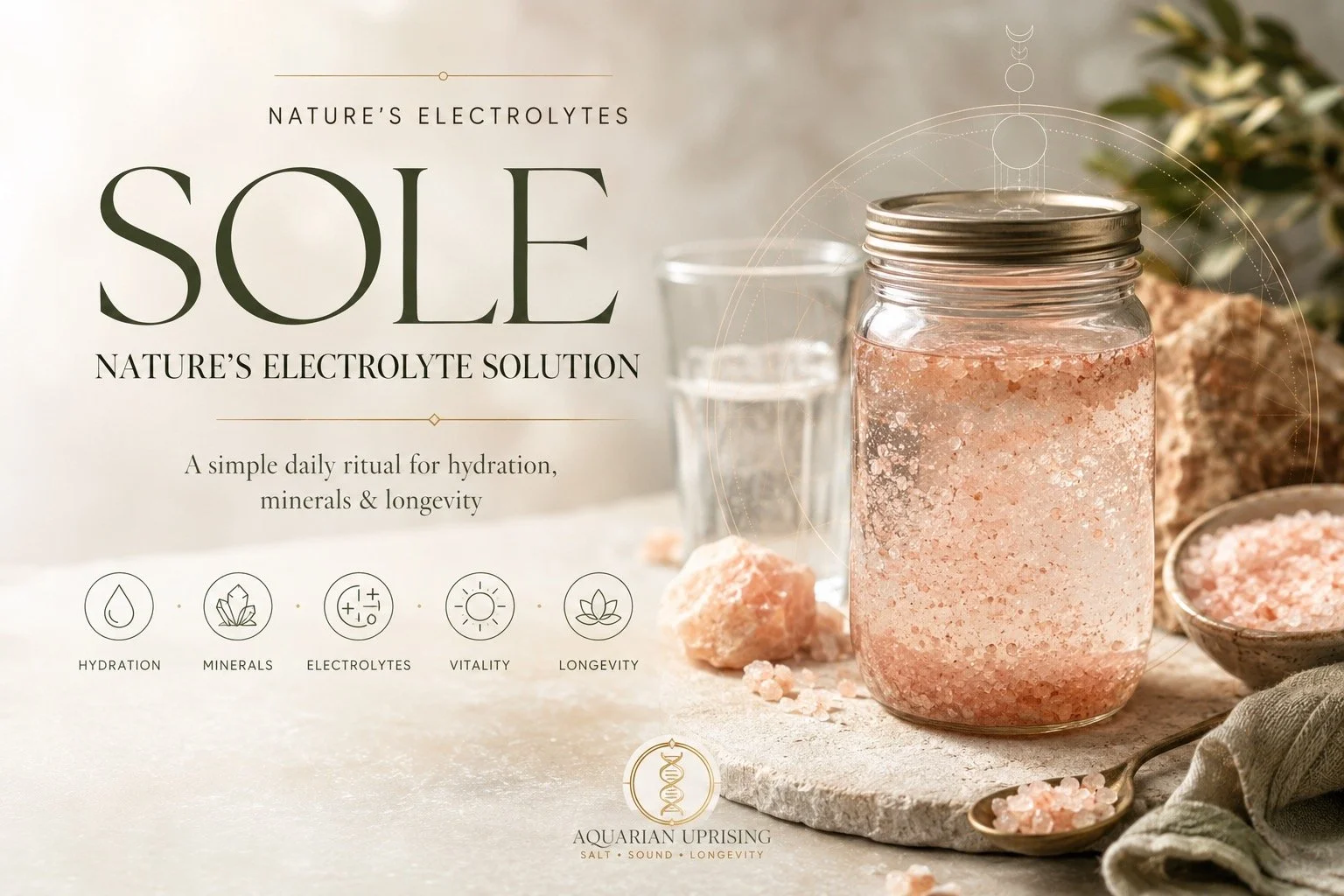 Sole: Nature’s Electrolyte Solution