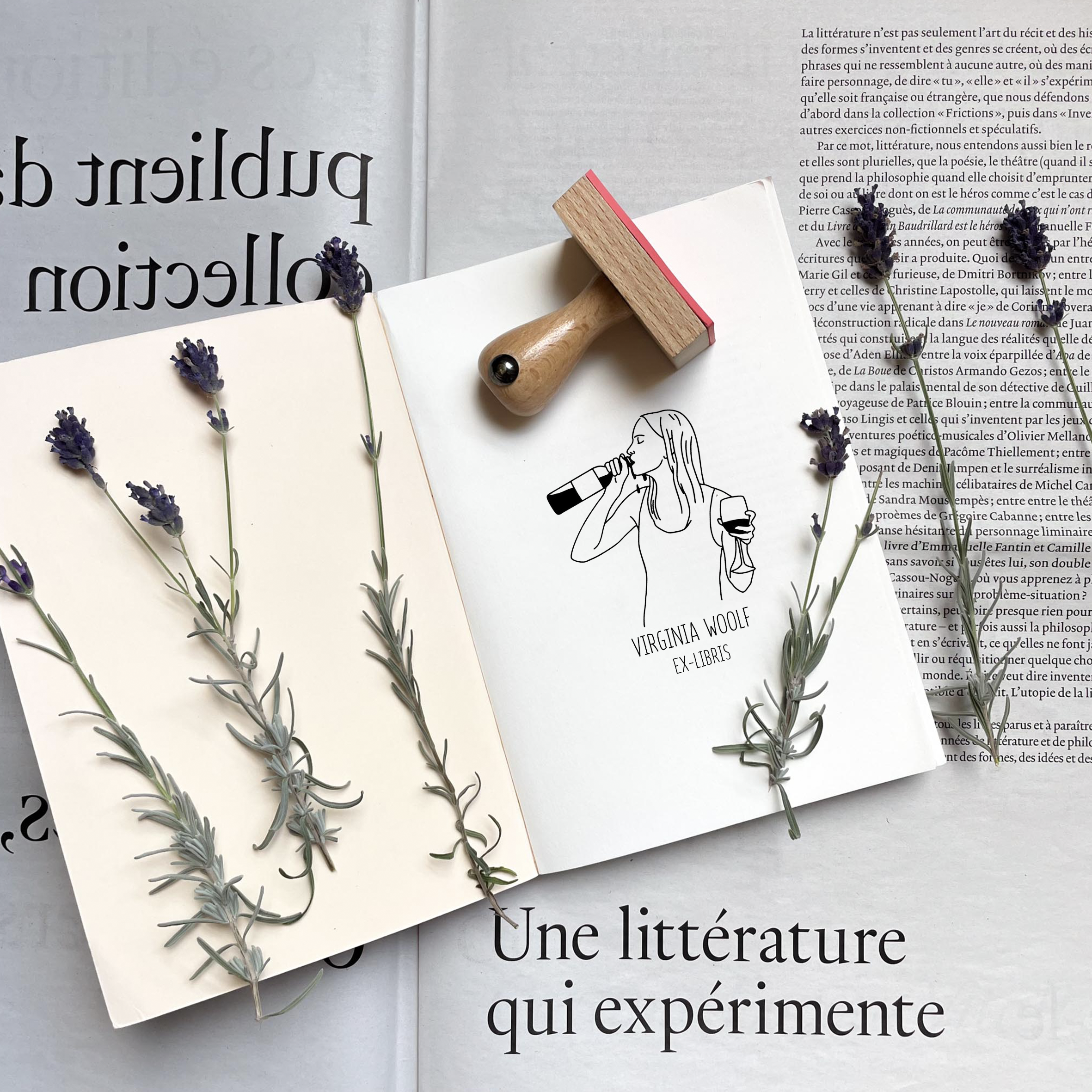 Ex-Libris Vive le Vin - Atelier ExLibris