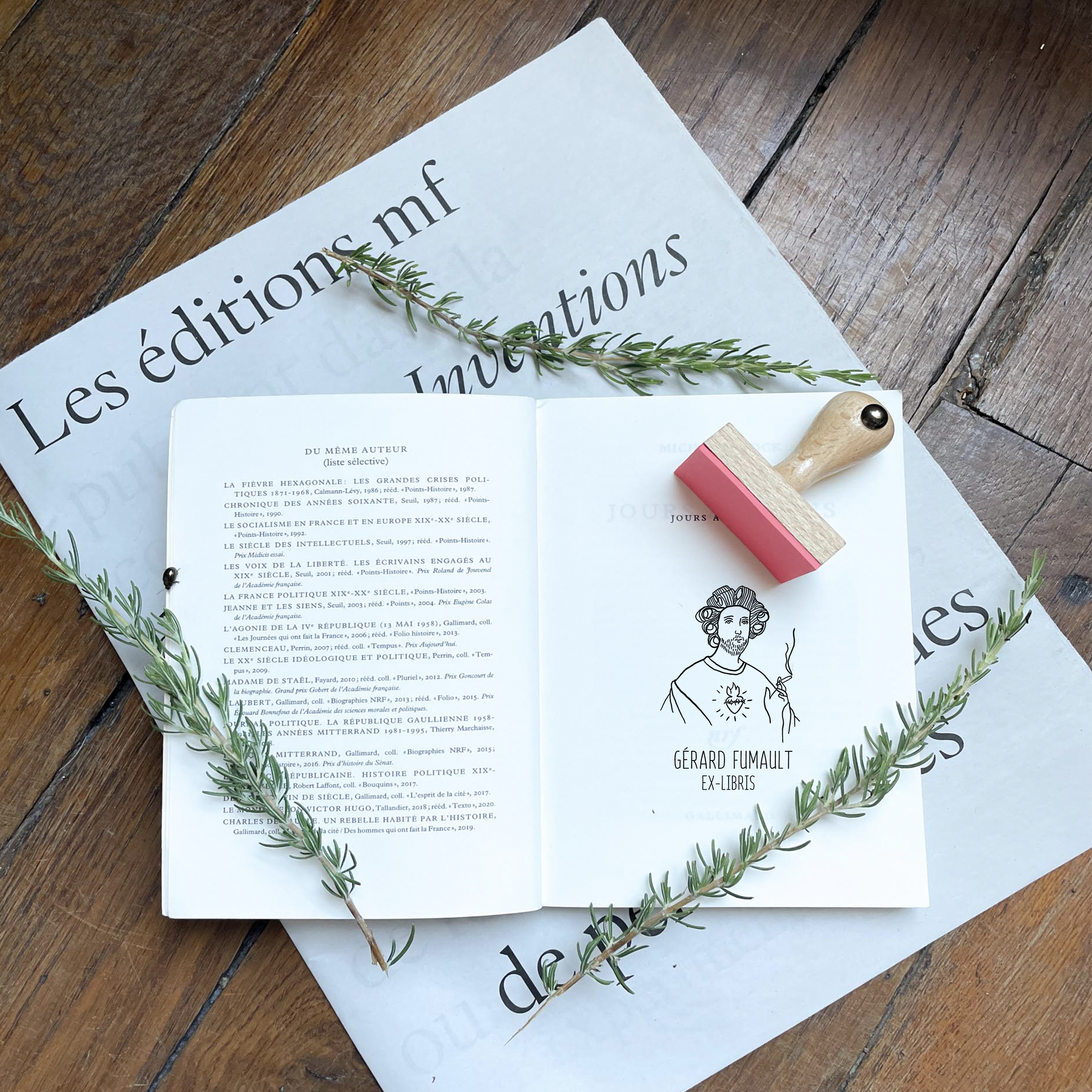 Ex-Libris - La Cigarette de la Paix - Atelier ExLibris