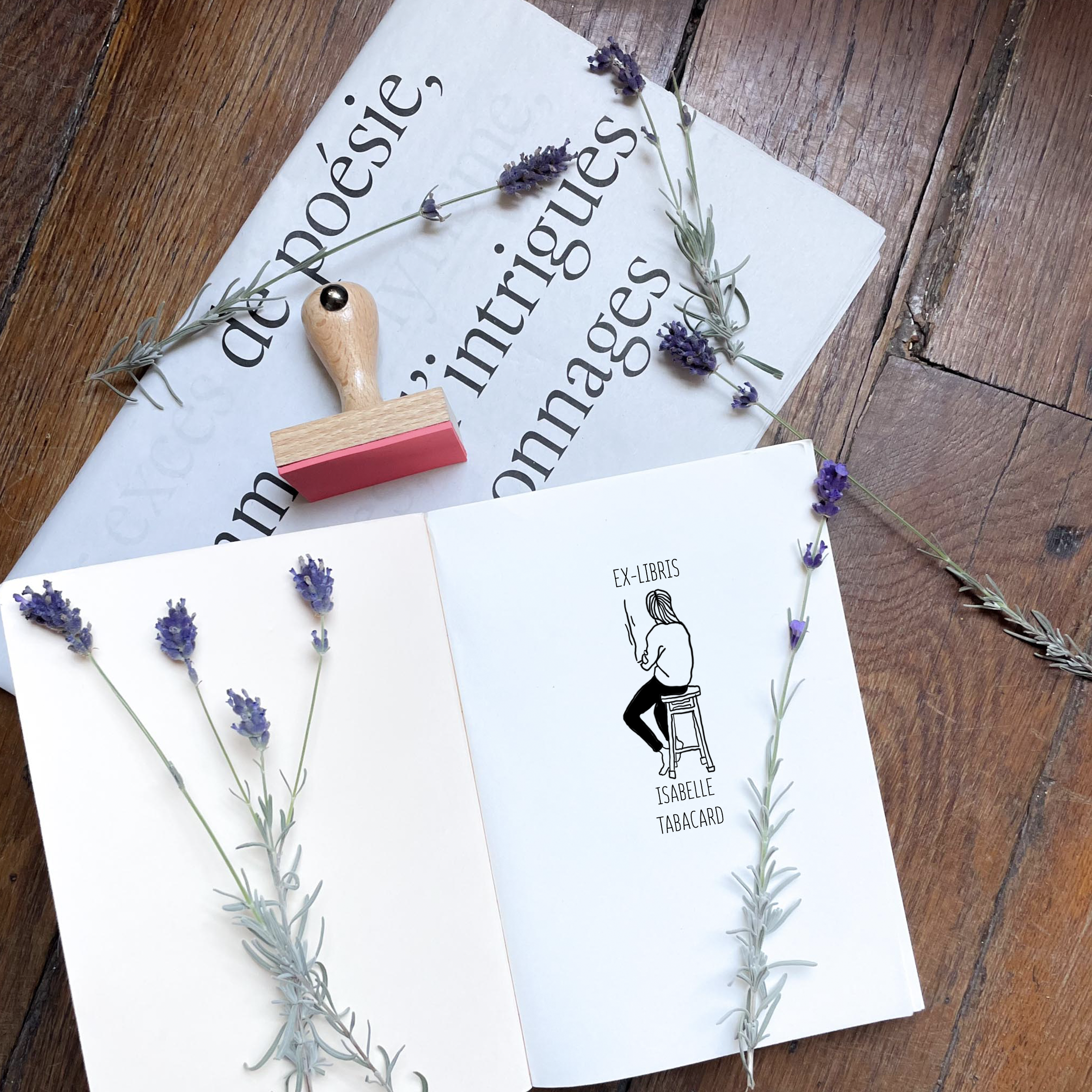 Ex-Libris - Nicotine Philosophe - Atelier ExLibris