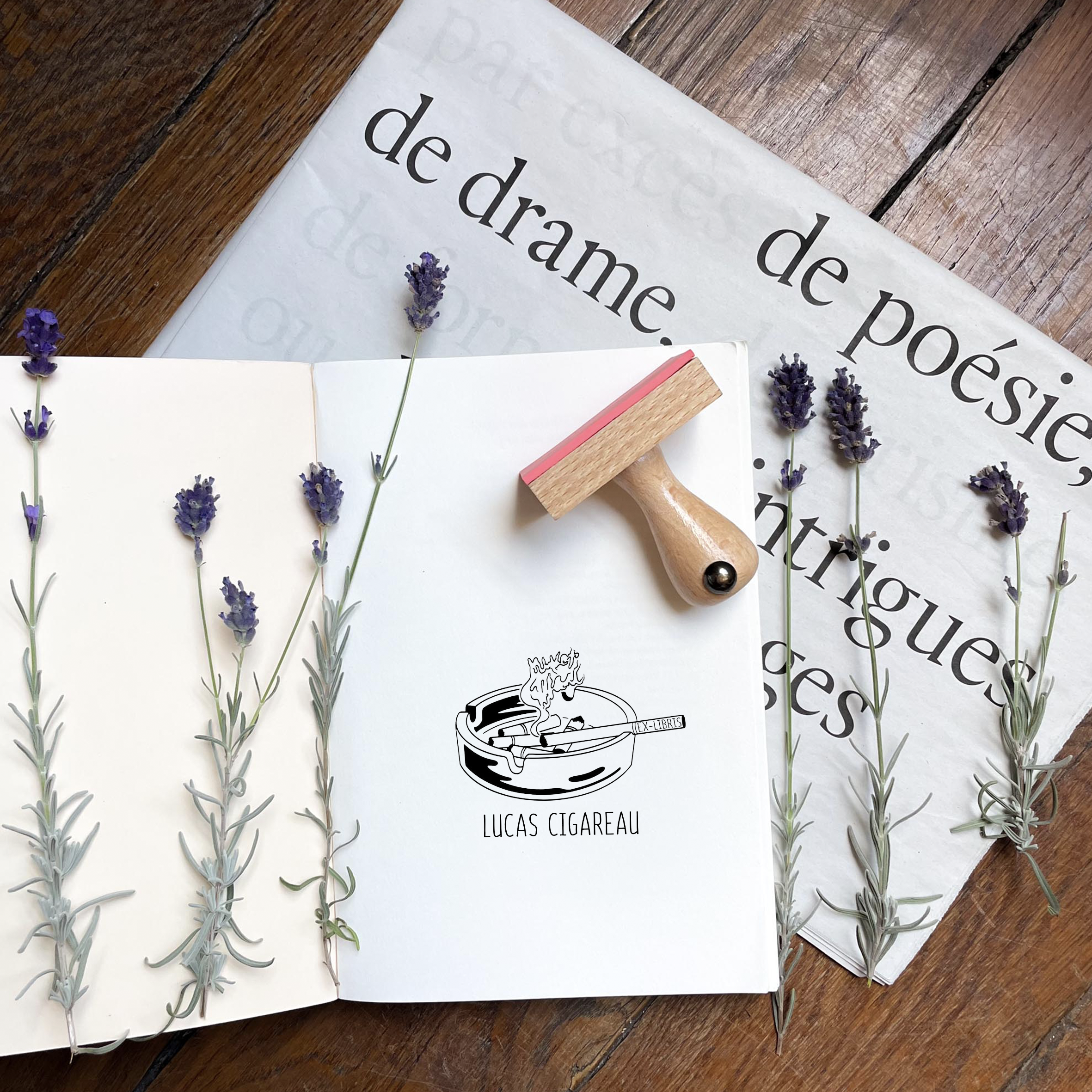 Ex-Libris - Cendrier - Atelier ExLibris