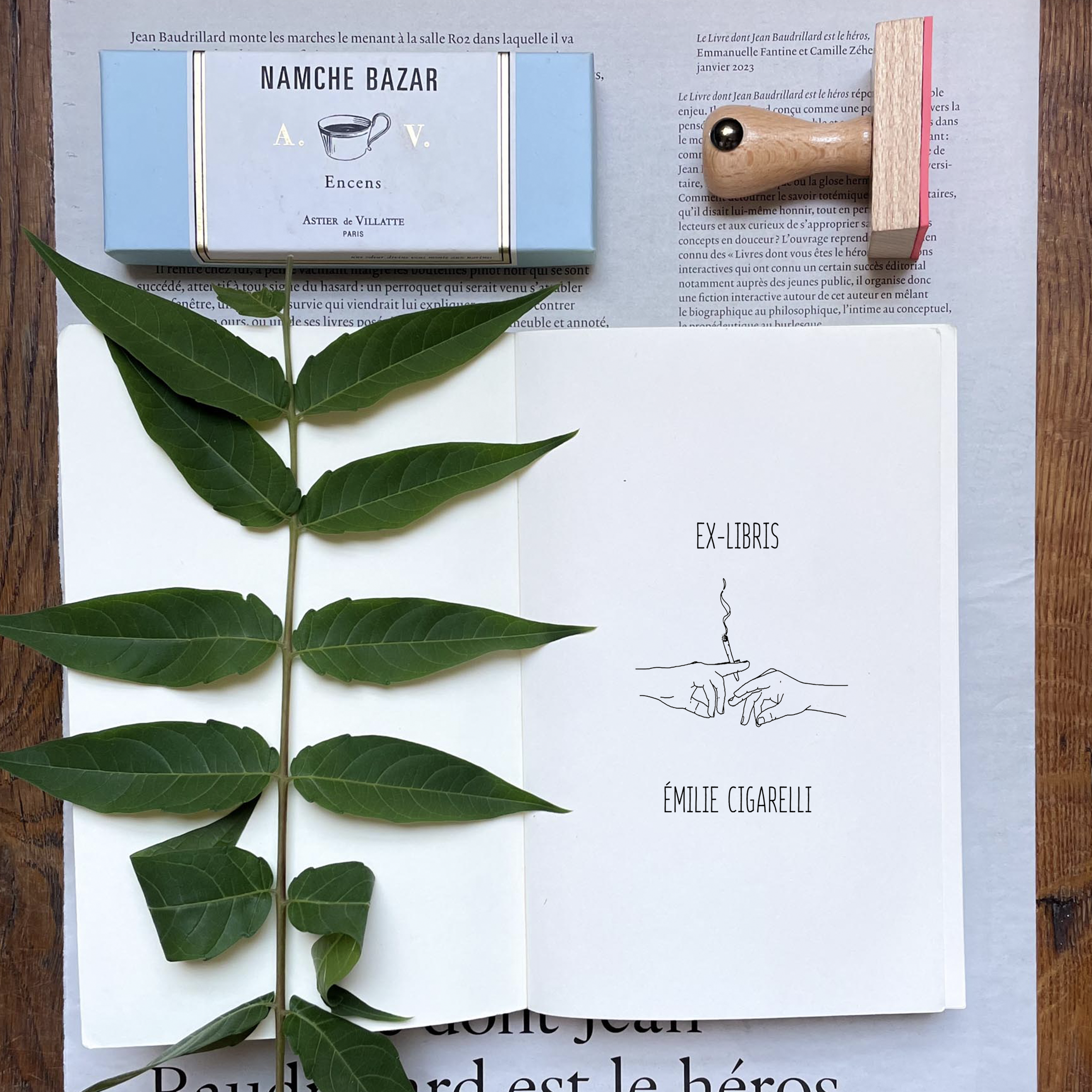 Ex-Libris - L'herbe du Mal - Atelier ExLibris