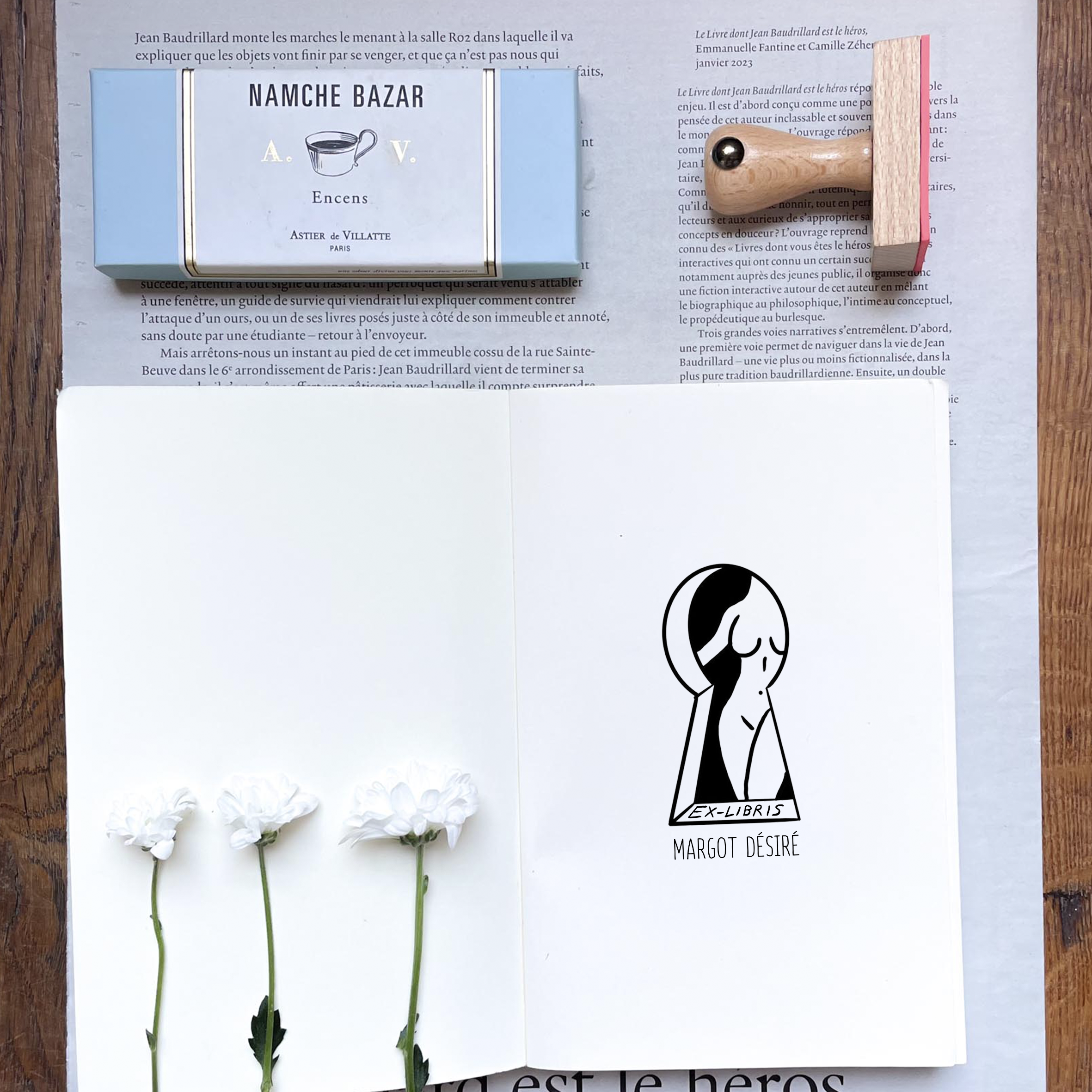 Ex-Libris - À Travers la Serrure - Atelier ExLibris