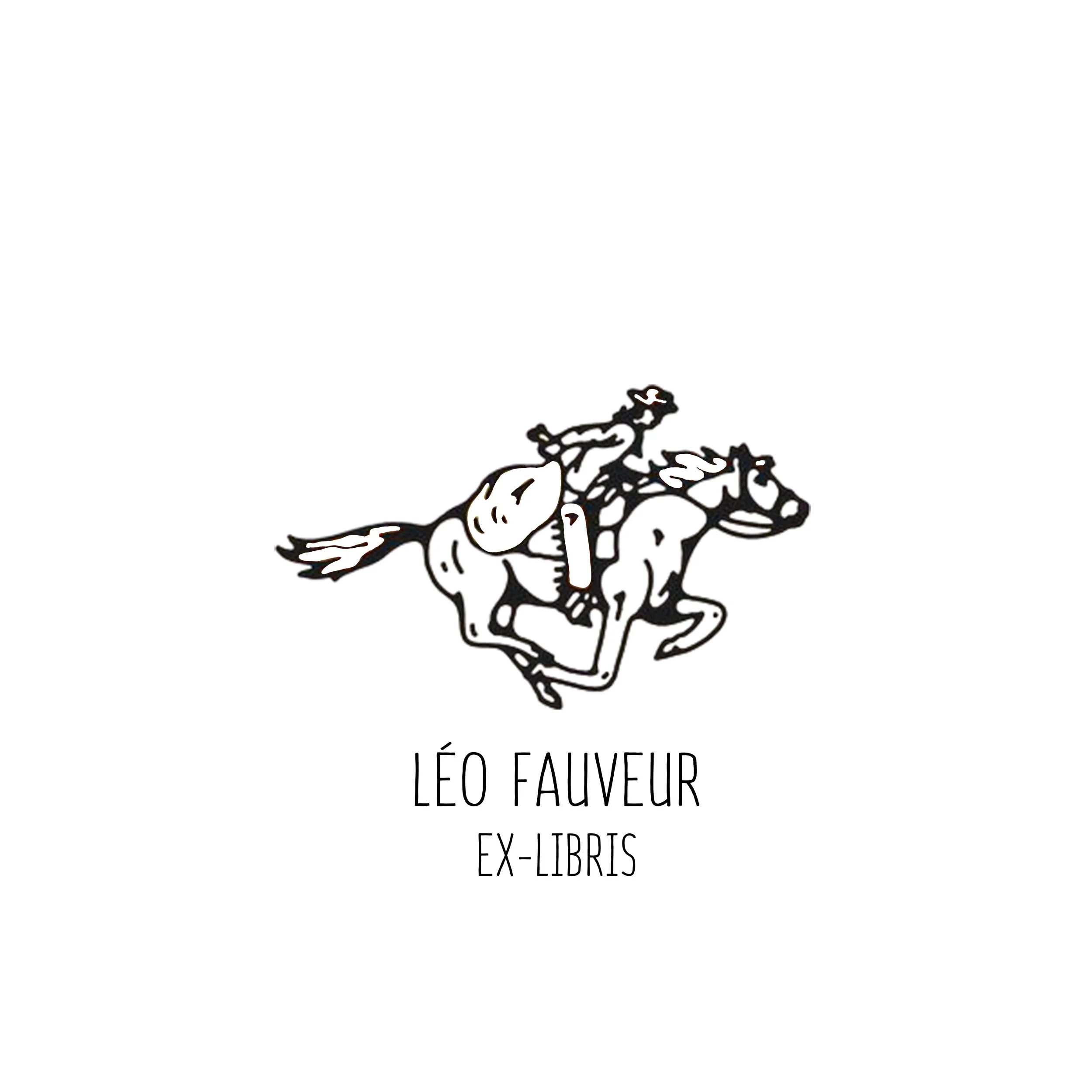Ex-Libris - Cheval au Galop